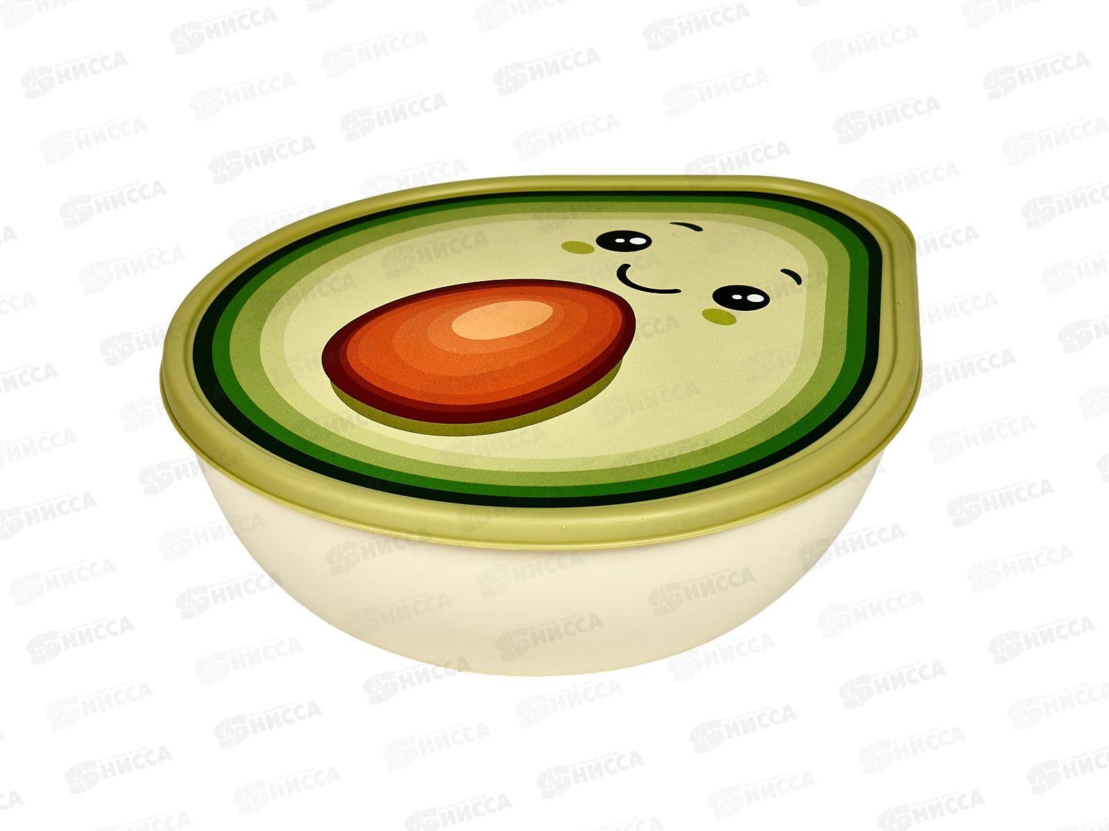 Контейнер для продуктов 0,4л с декором светло-бежевый 221155525/01 *18