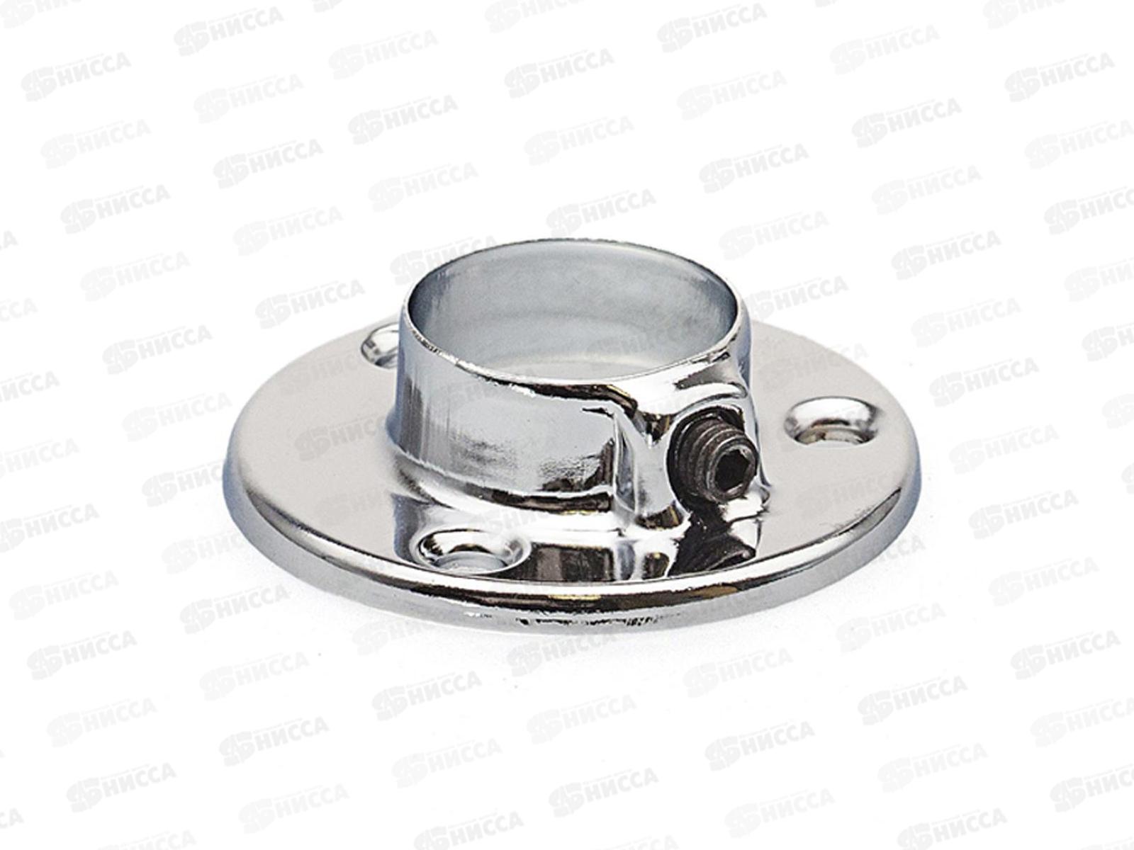 Держатель для трубы 25мм с фикс.мет. (хром 2 шт), 119380