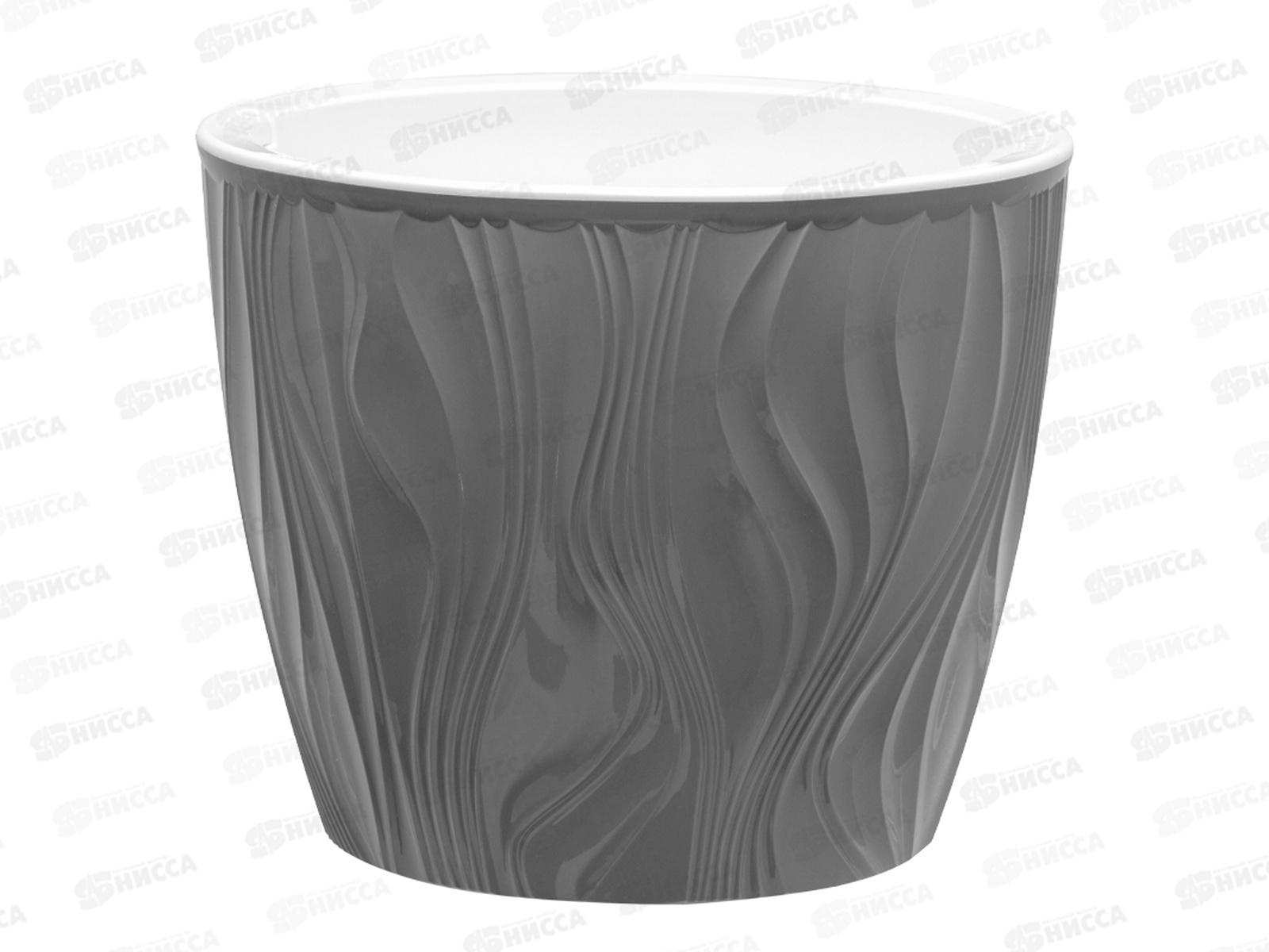 Кашпо &quotВенеция&quot 3л Серый жемчуг КШ-9647 *16