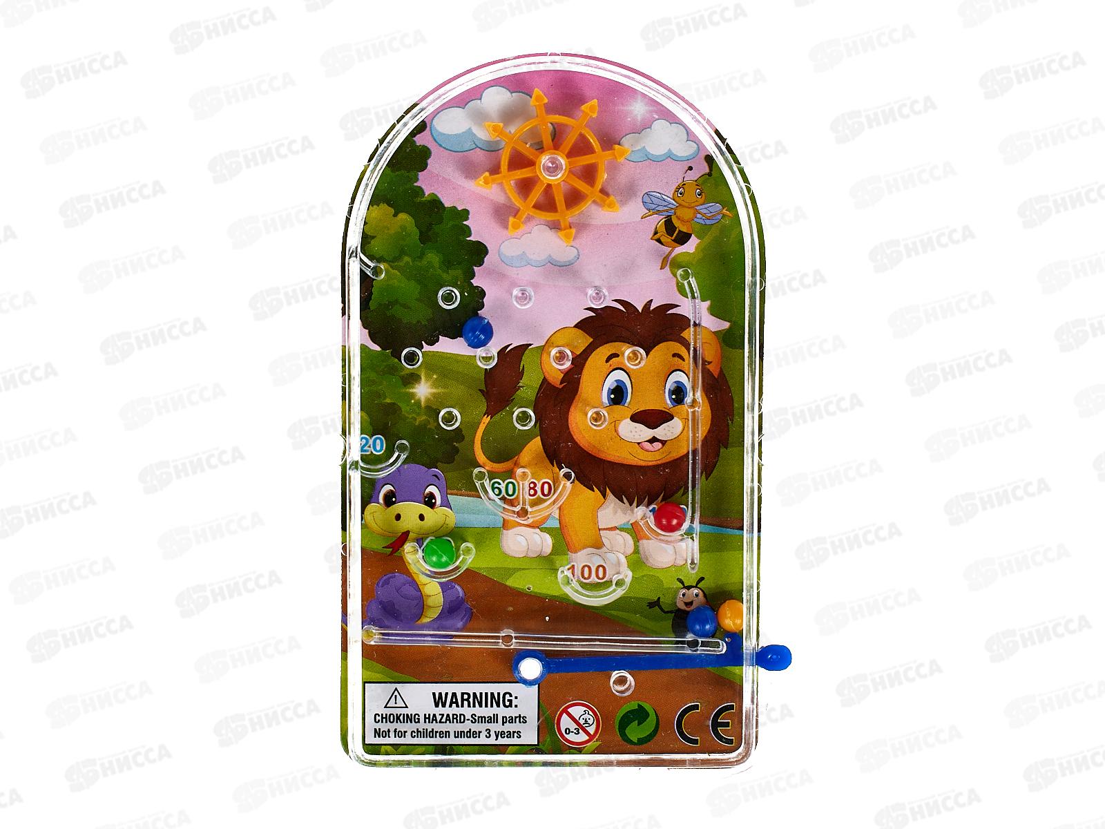 Пинбол малый Фауна, 4 вида, в пакете, 45837