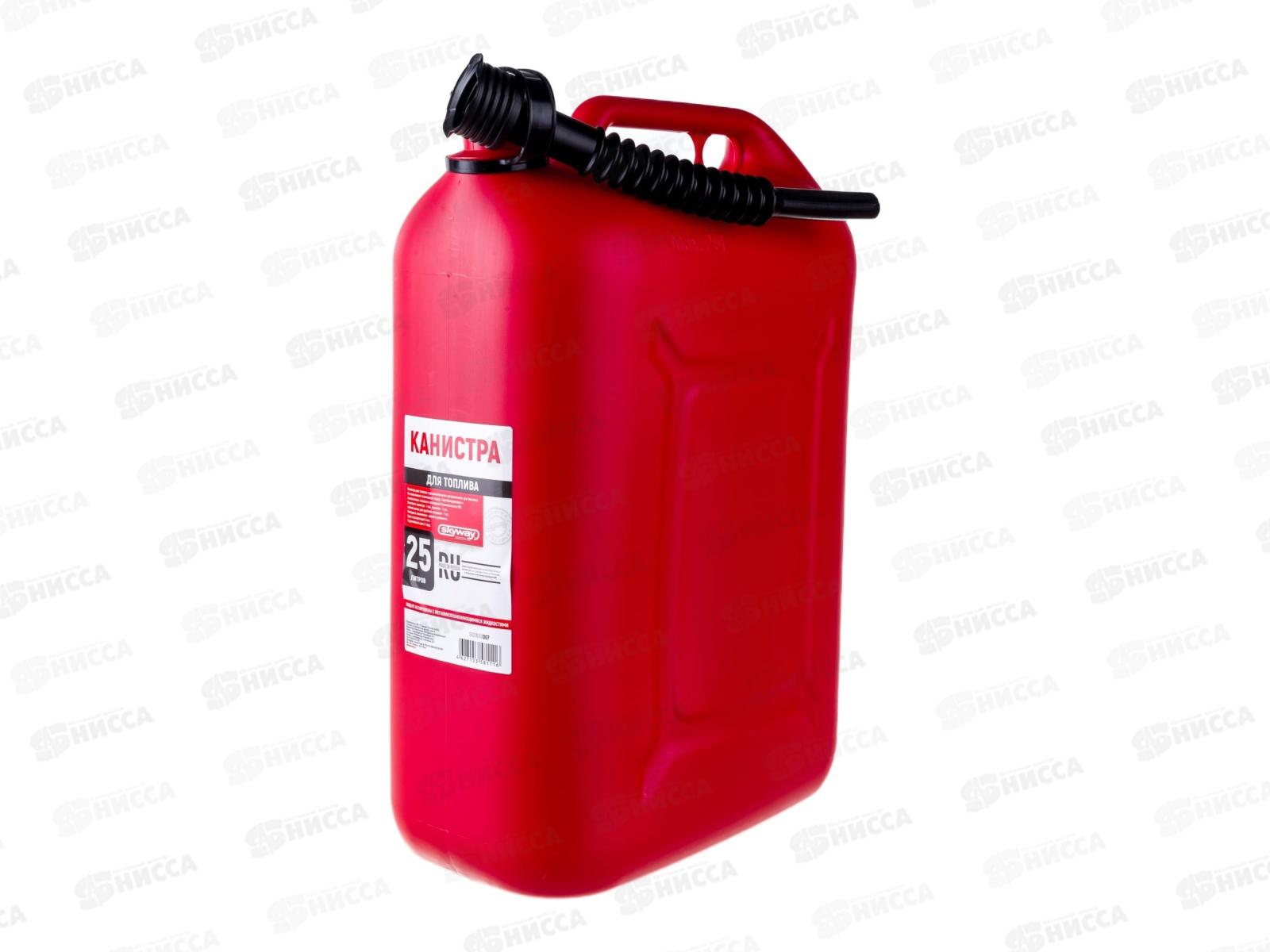 Канистра для бензина SKYWAY 25л пластик усиленная, S02602007   *6