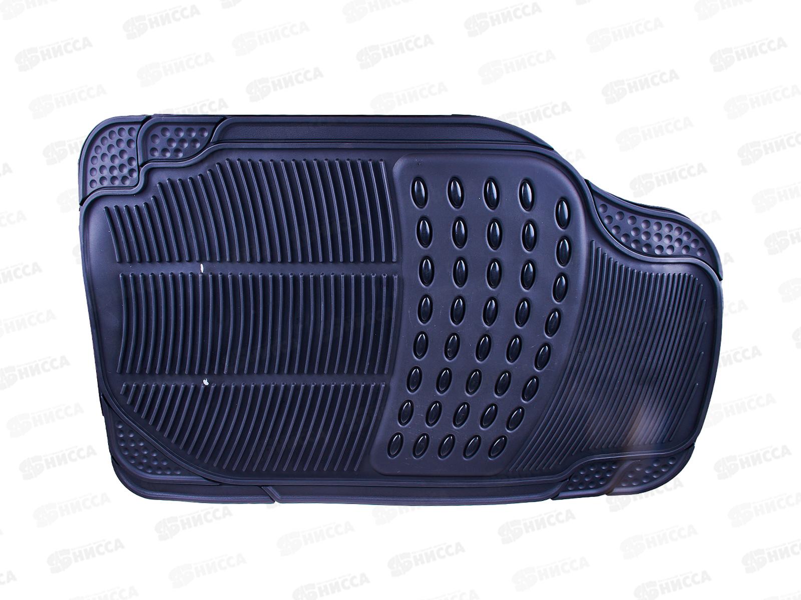 Коврик салона SKYWAY Hot-1 3 предмета Полиуретановый Черный (п: 71*44,5 см, з: 43*132см), S01702005