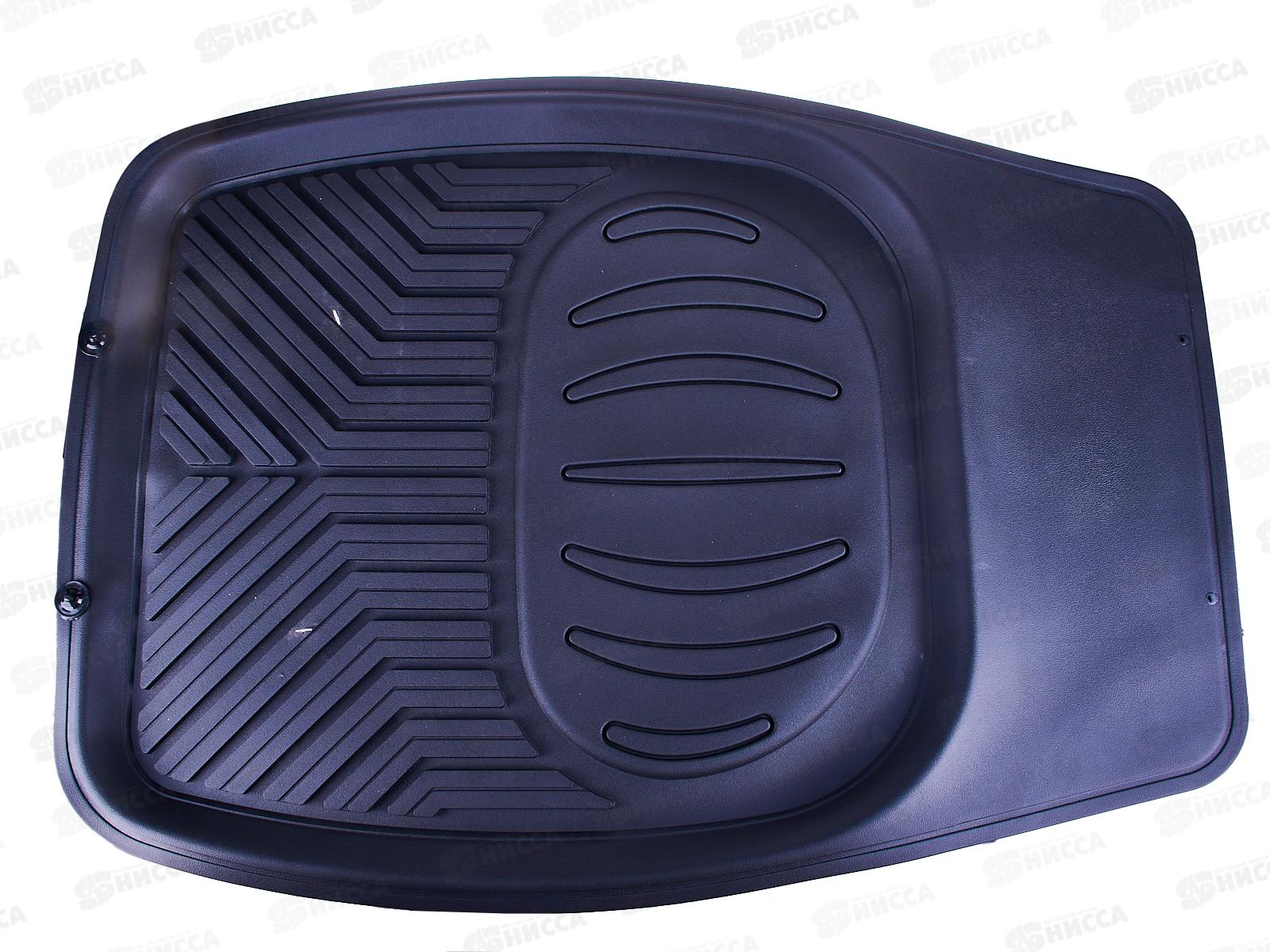 Коврик салона SKYWAY Rain-2 2 предмета Ванночка Полиуретановый Черный (п:69*48см), S01701020