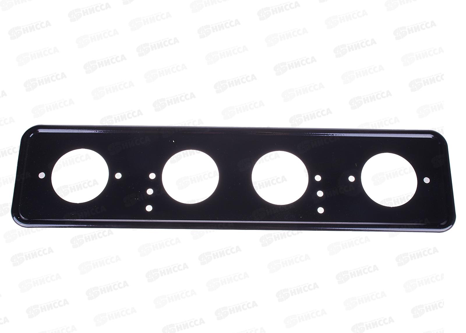 Рамка для номера металл под болт черная с порошковым покрытием без надписи SKYWAY 1шт, S04101009