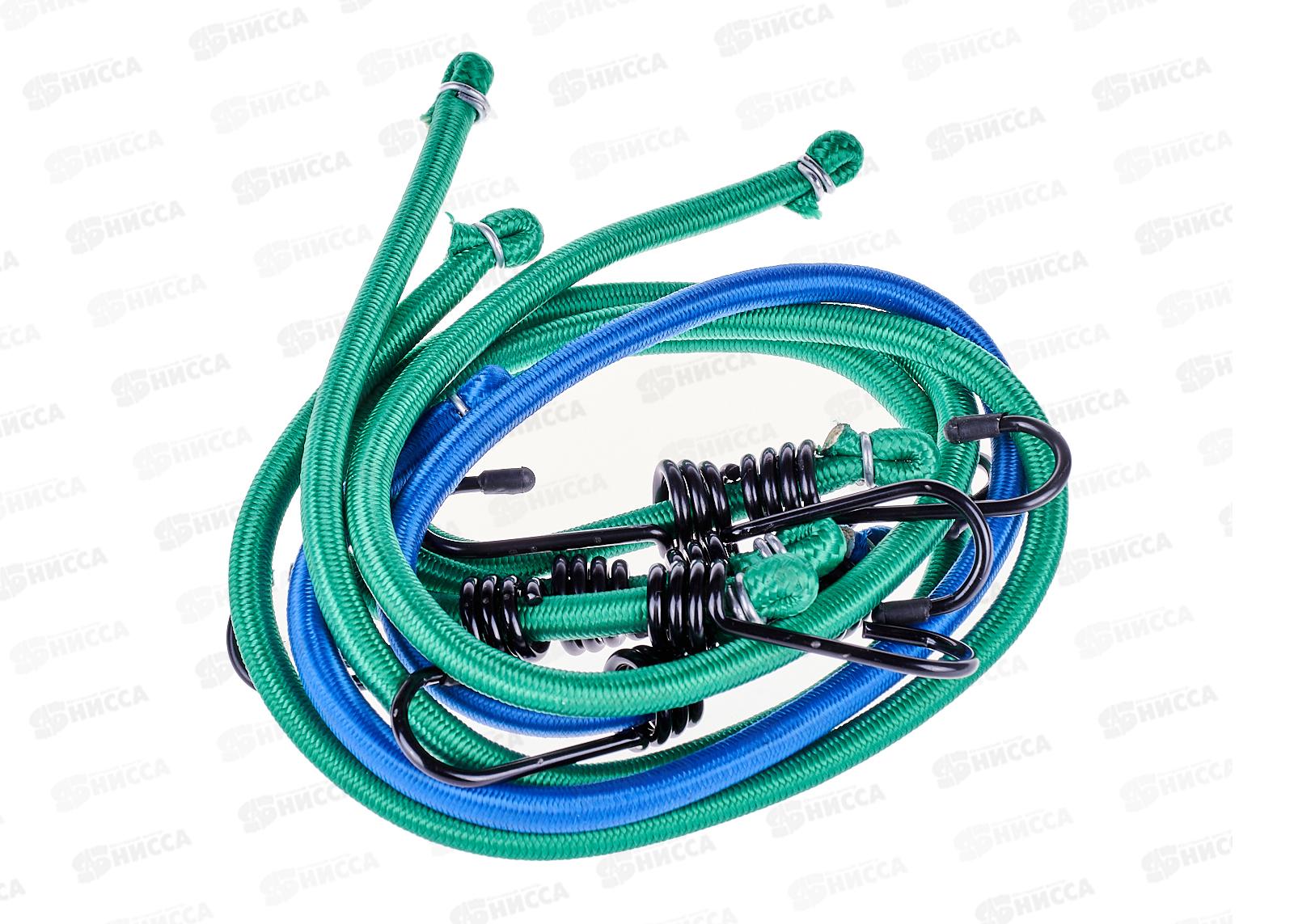 Резинка для крепления багажа 60см*8мм SKYWAY 4шт метал. Крюк, S06001003