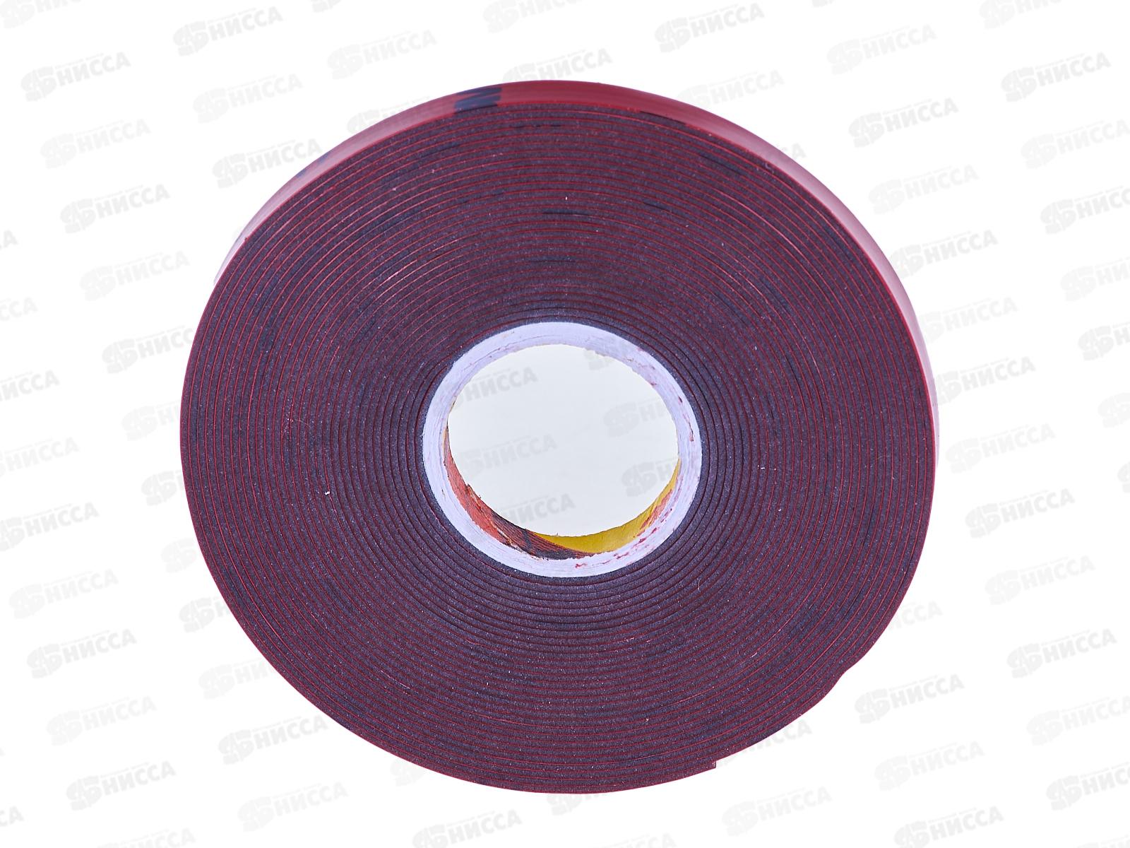 Скотч двусторонний 3M  6мм  5м красный   *20