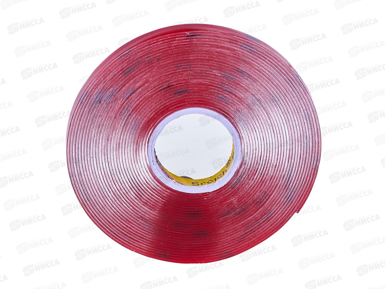 Скотч двусторонний 3M  6мм  5м прозрачный    *20