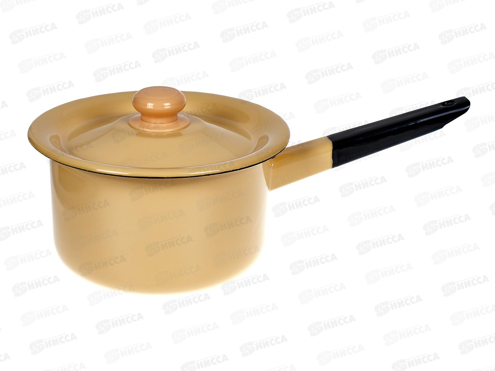 Ковш 2л с крышкой палевый, пластмассовая кнопка С42111.3П