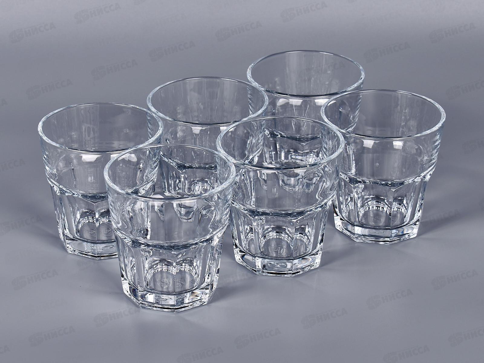 Набор стаканов Касабланка 6шт 205мл из закаленного стекла 52862BT