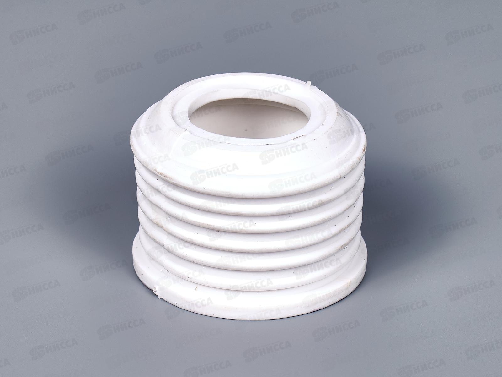 Манжета 25*40 переходная, трехлепестковая, белая, 1-0010С