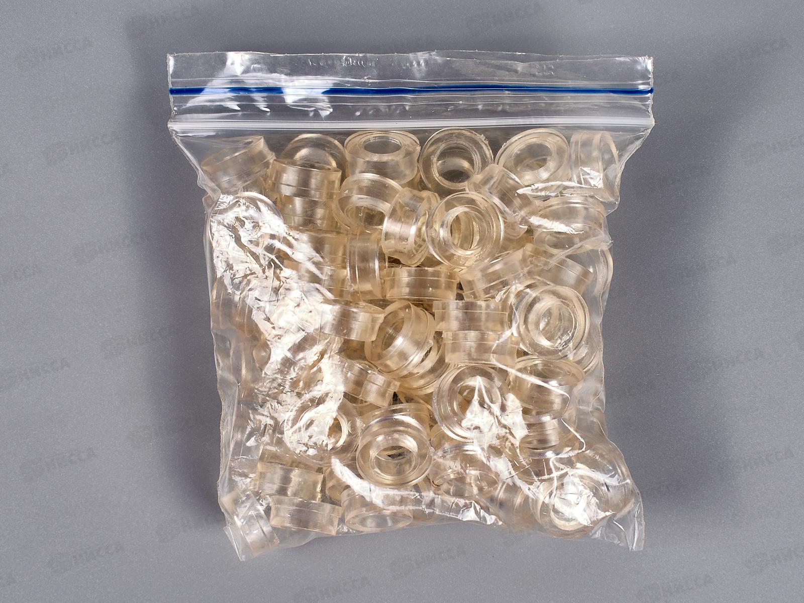 Прокладка силиконовая керамическая кранбуксы &quotступенька&quot д/российск.смесителей, 100шт, 2-0080