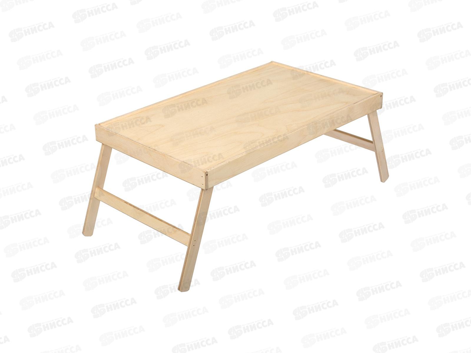 Столик сервировочный на ножках дерево 50*30*4см, 17419, BASIC Marmiton