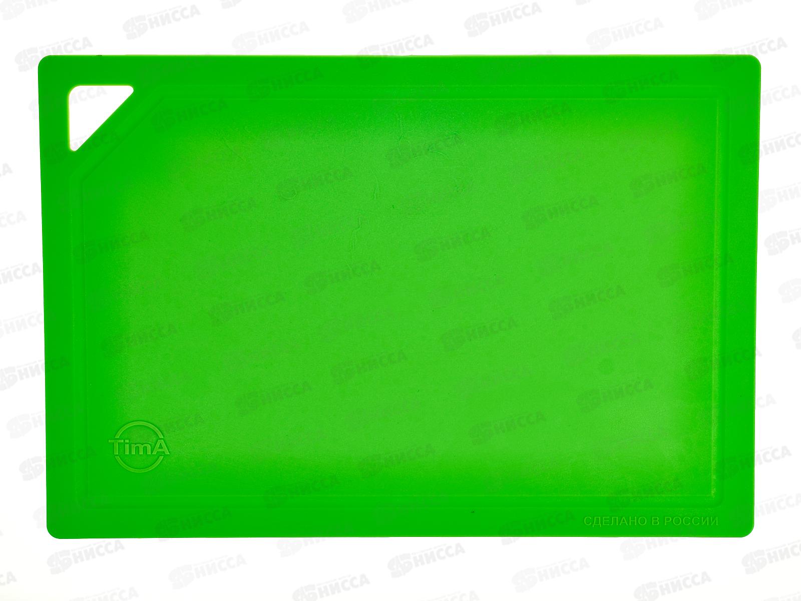 Доска разделочная TimA средняя 310*210мм (полиуретан) салат., ДРГ-3022