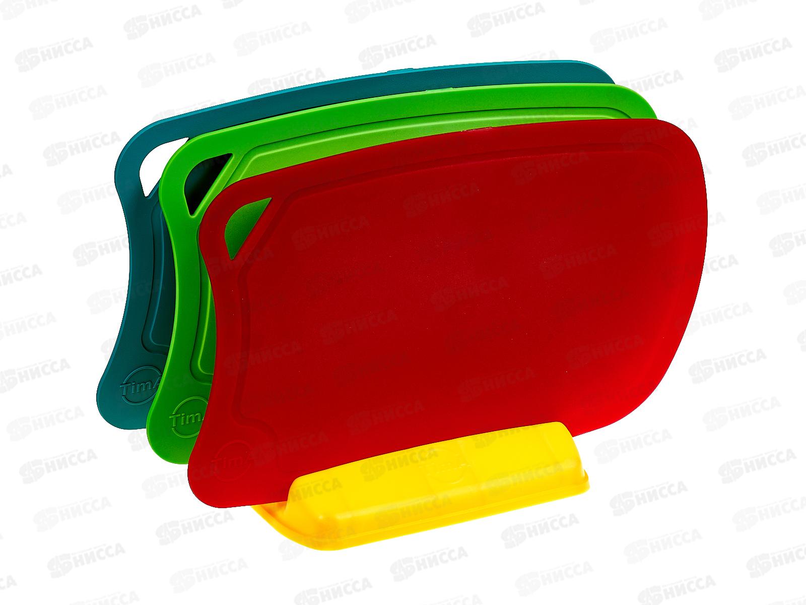 Набор из 3-х овальных средних досок TimA 310х210мм (полиуретан) + подставка, НД-3221