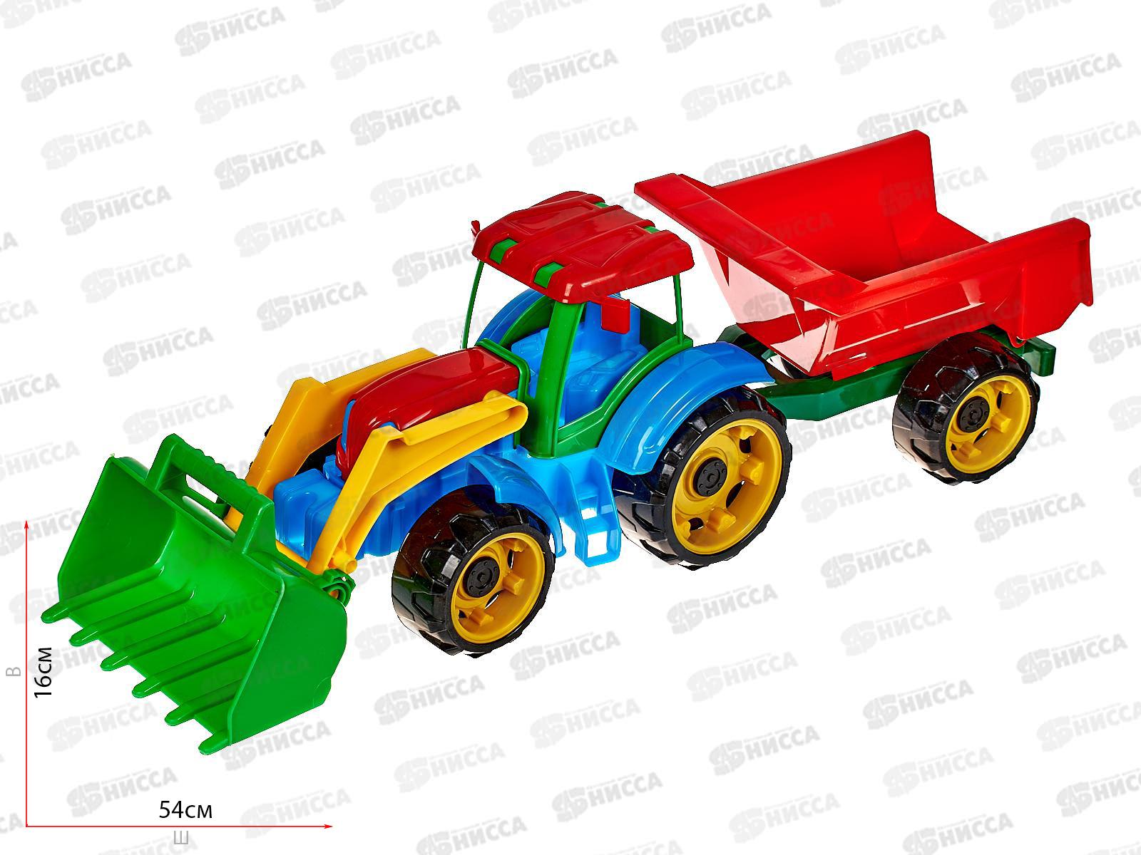 Трактор &quotТрудяга&quot с прицепом 40-0065  *15