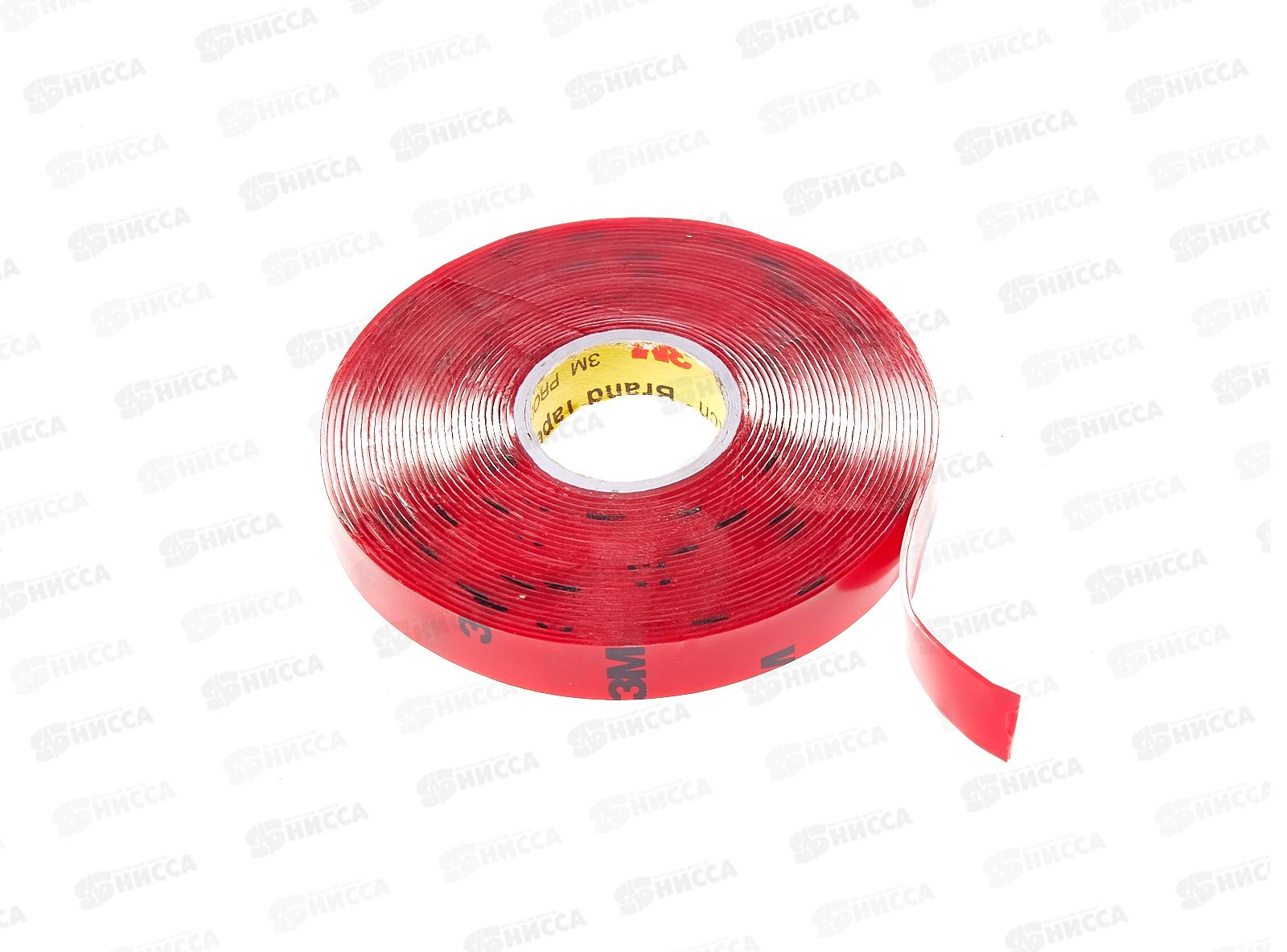 Скотч двусторонний 3M 10мм  5м прозрачный *12