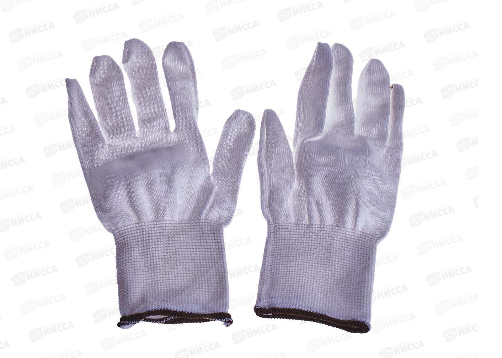 Перчатки PR-BP023 Для сборочных работ полиэстер р.9(L) белые  *10/300