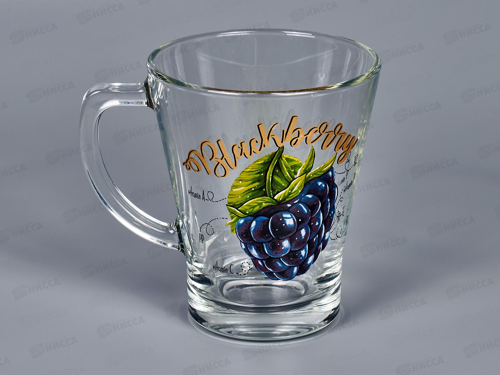 Кружка  Аура Полезная ежевика 300мл*15/810  2222