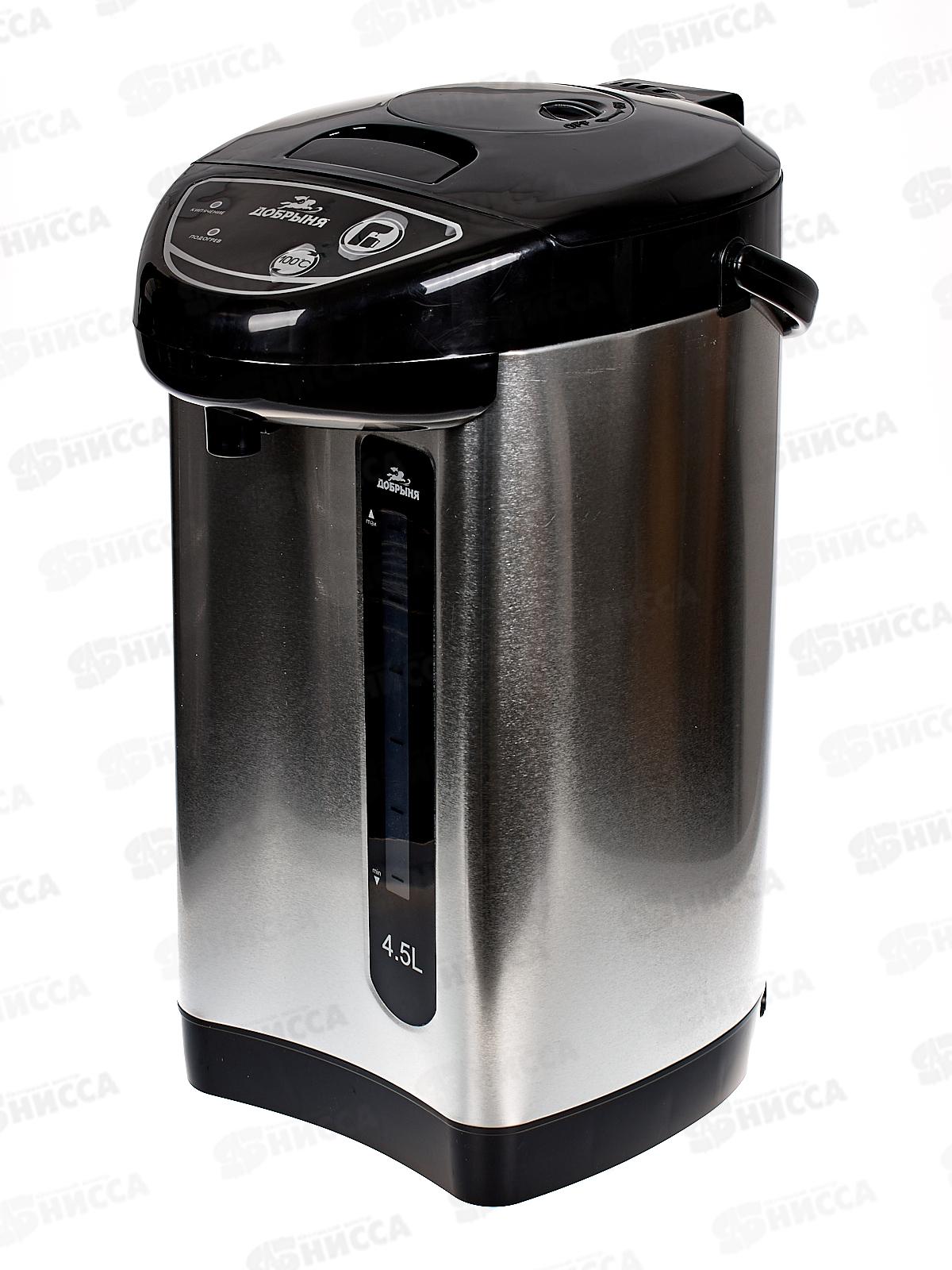 Чайник-термос DO-495 4,5л черный нжс х6 Добрыня