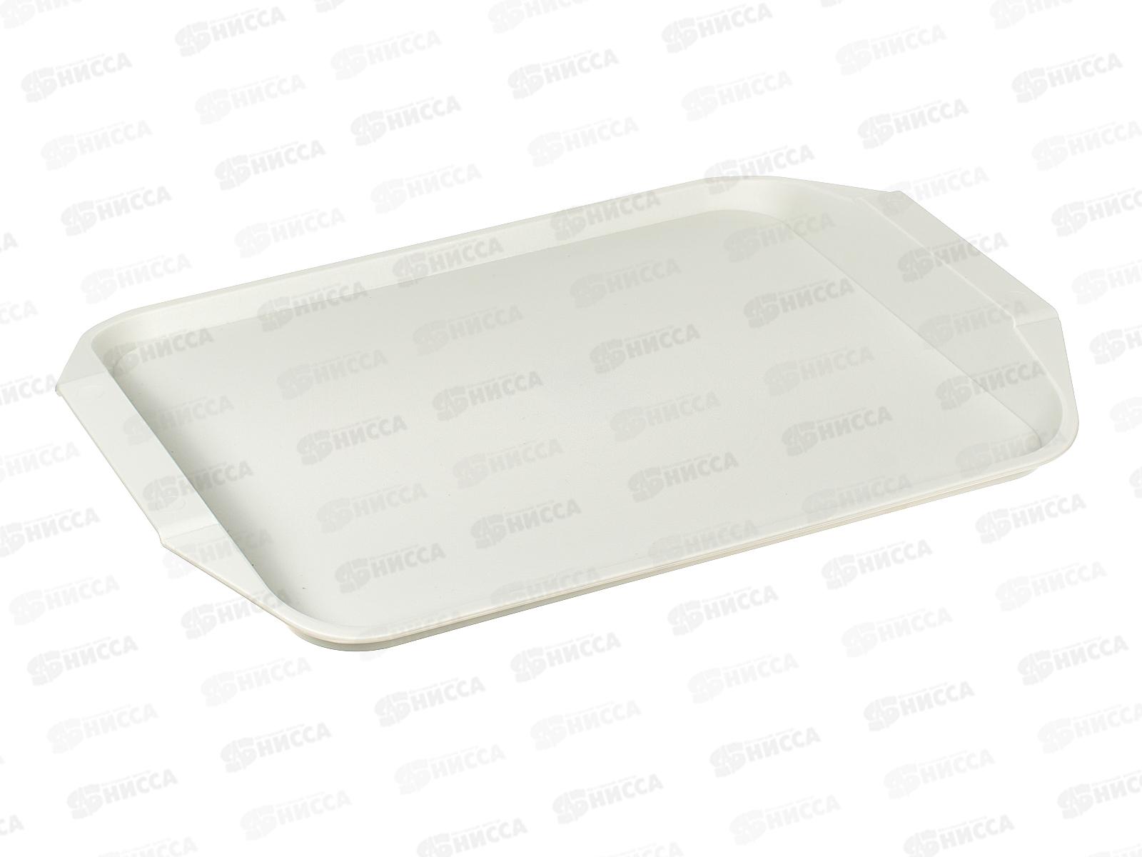 Поднос пластмас 30*43 С48сер светло-серый *40