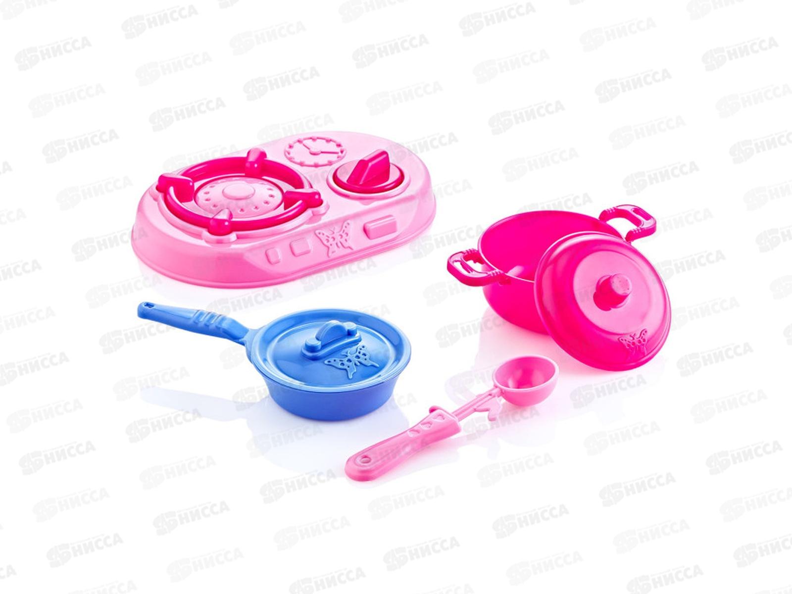 Набор посуды с плитой, 6 предметов, 1873_2  *48