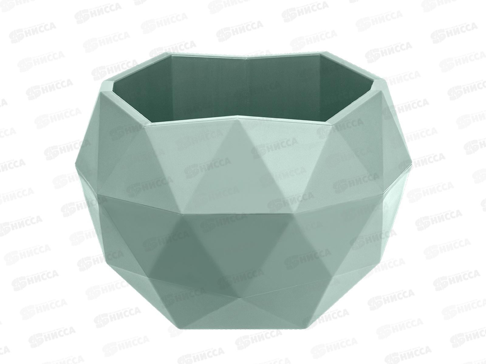 Кашпо &quotТопаз&quot 0,45л Нефрит КШ-9123 *27