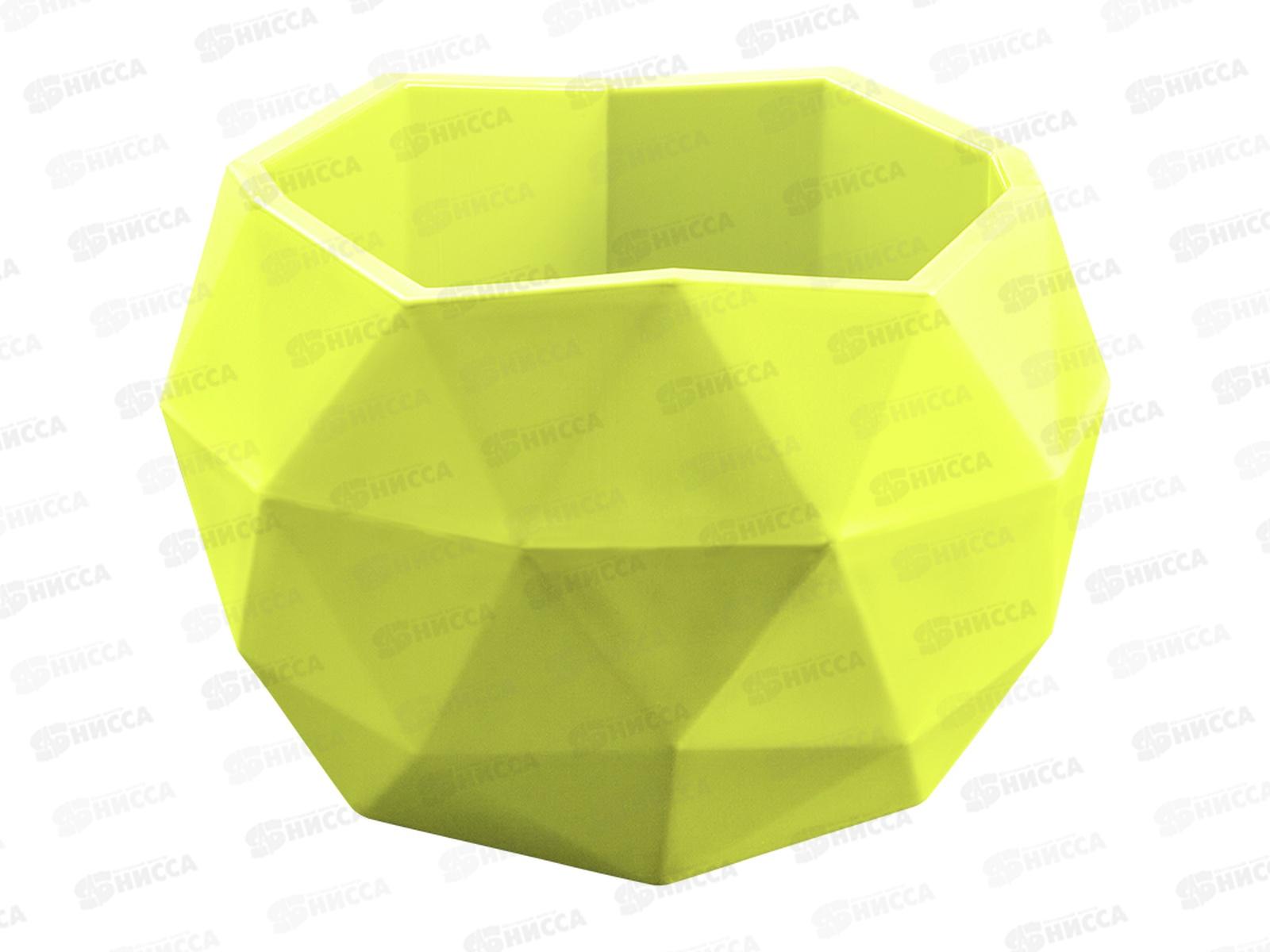 Кашпо &quotТопаз&quot 0,45л Фисташковый КШ-9642 *27