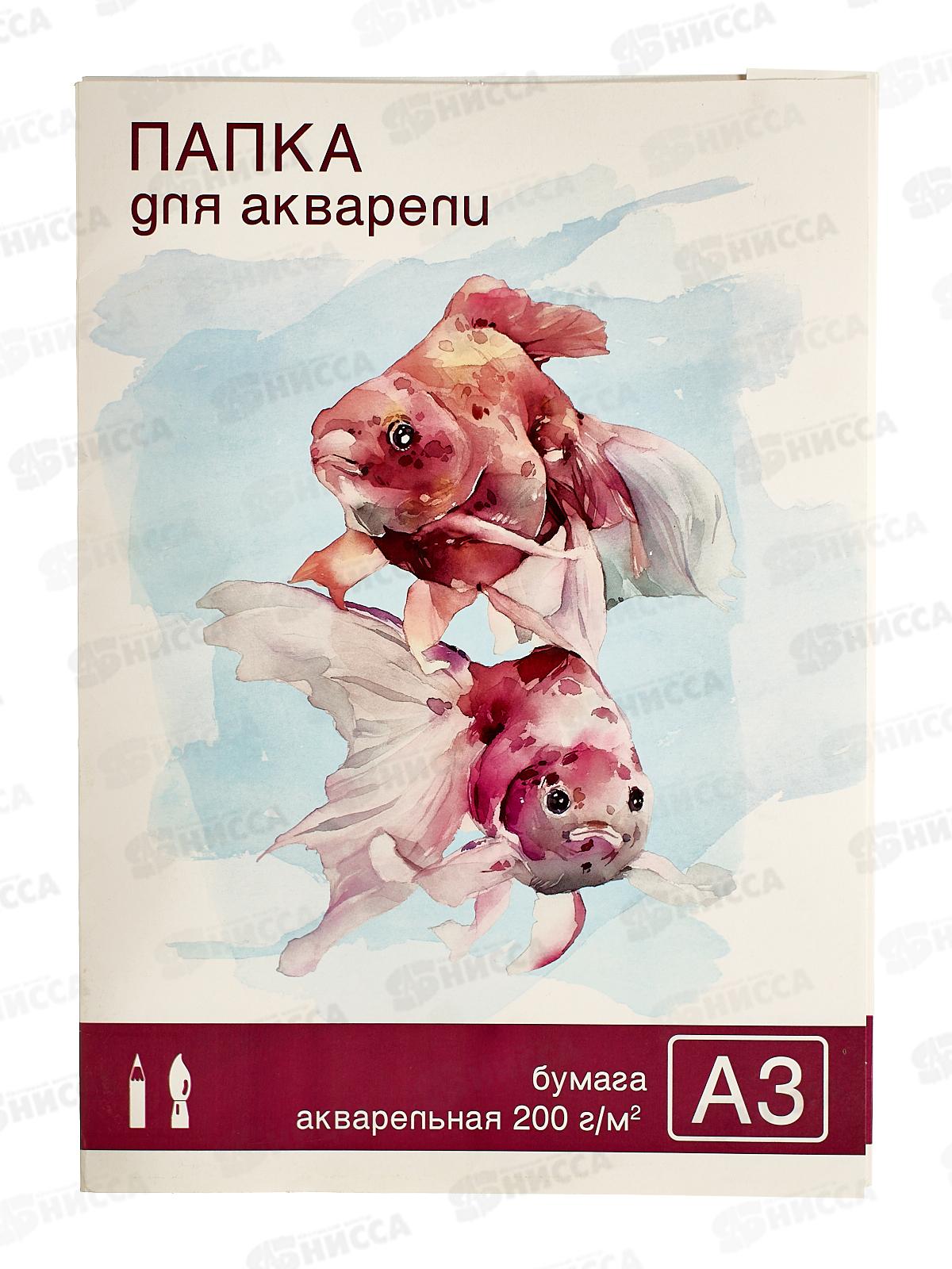 Папка д/акварели А3 10л ПЛН плотность P200, 3029 *10