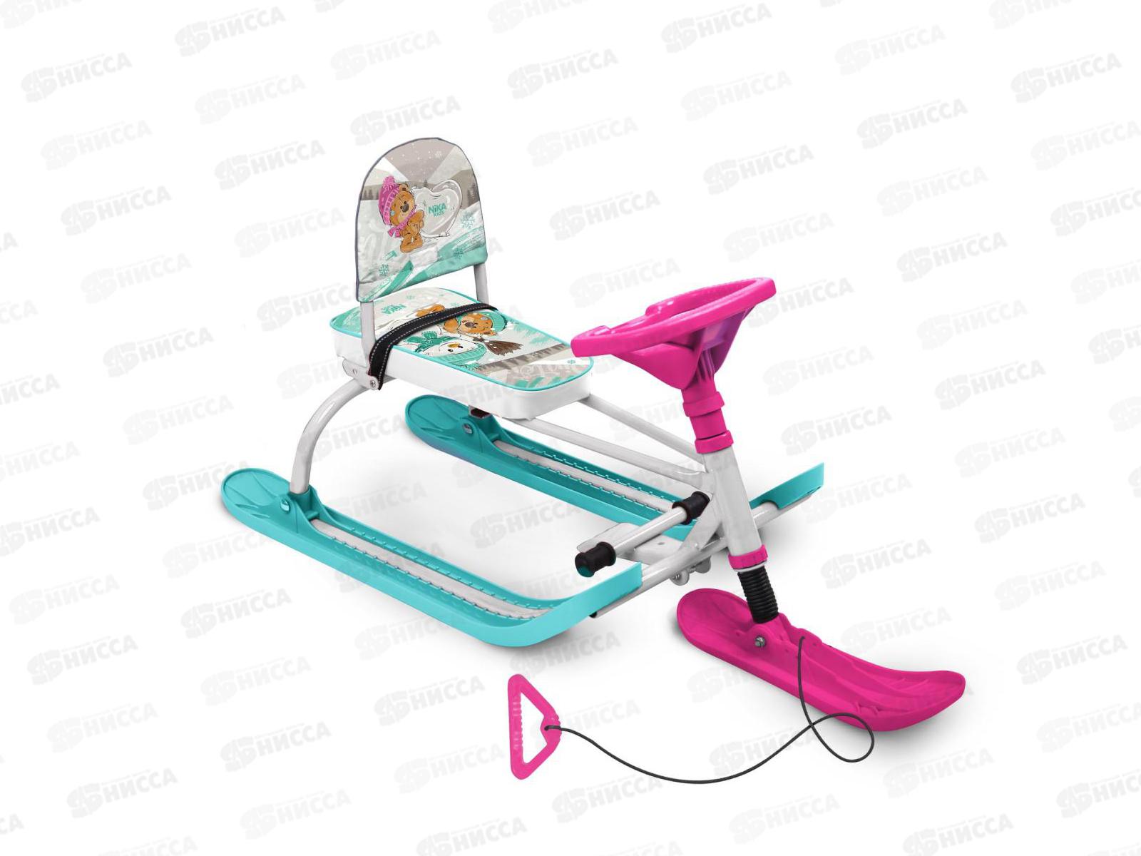 Снегокат &quotTWINY 1+&quot БЕЛО-РОЗОВО-ГОЛУБОЙ TW1+/3М