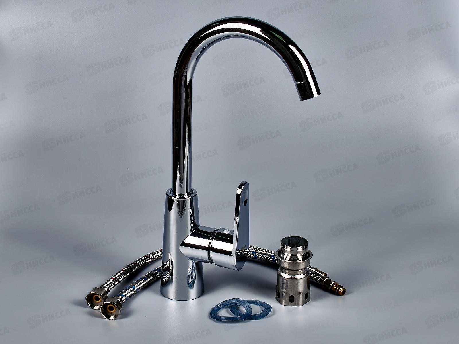 Смеситель для кухни с гайкой, E40059   *10