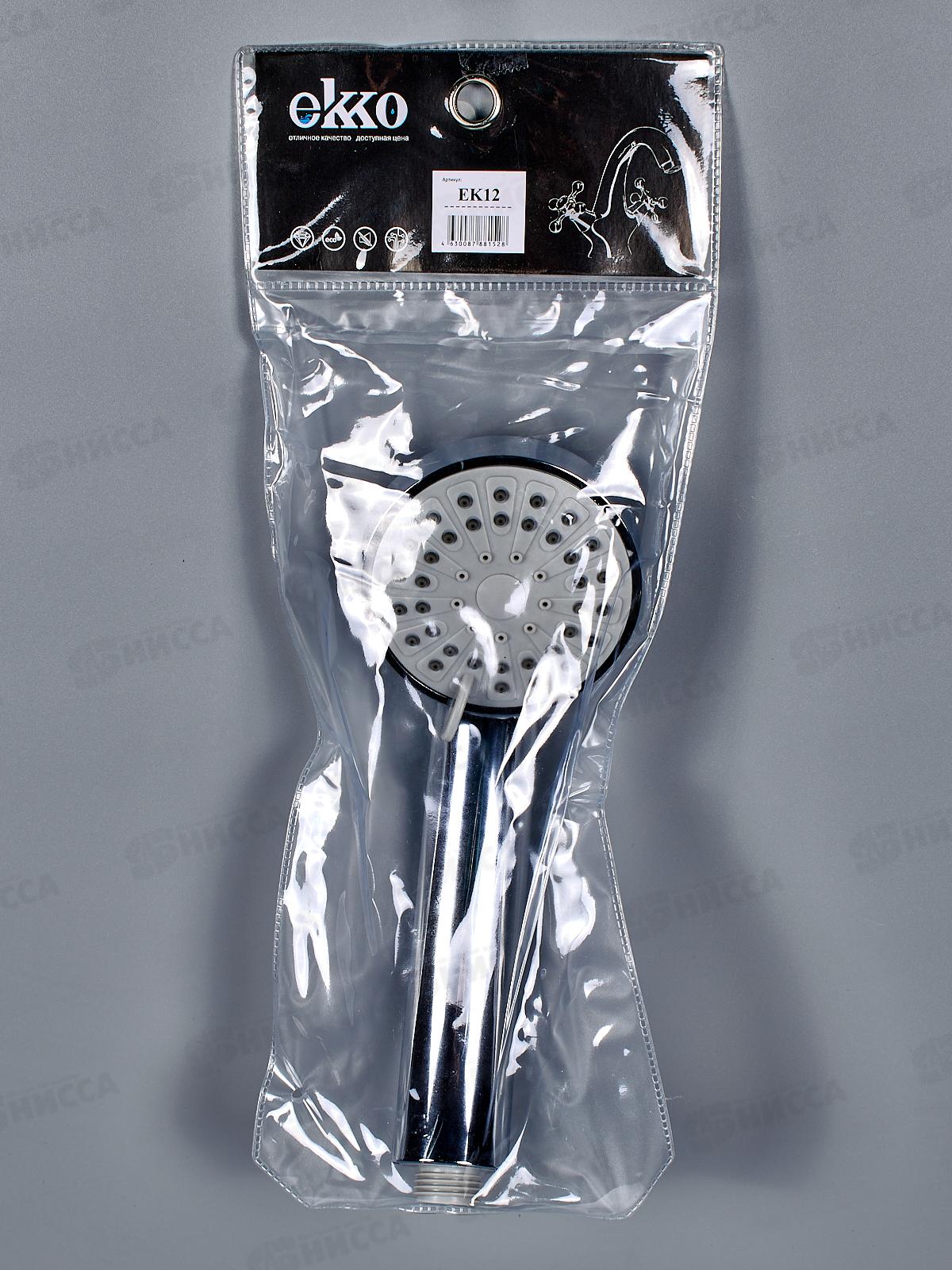 Лейка для душа хром, ek12