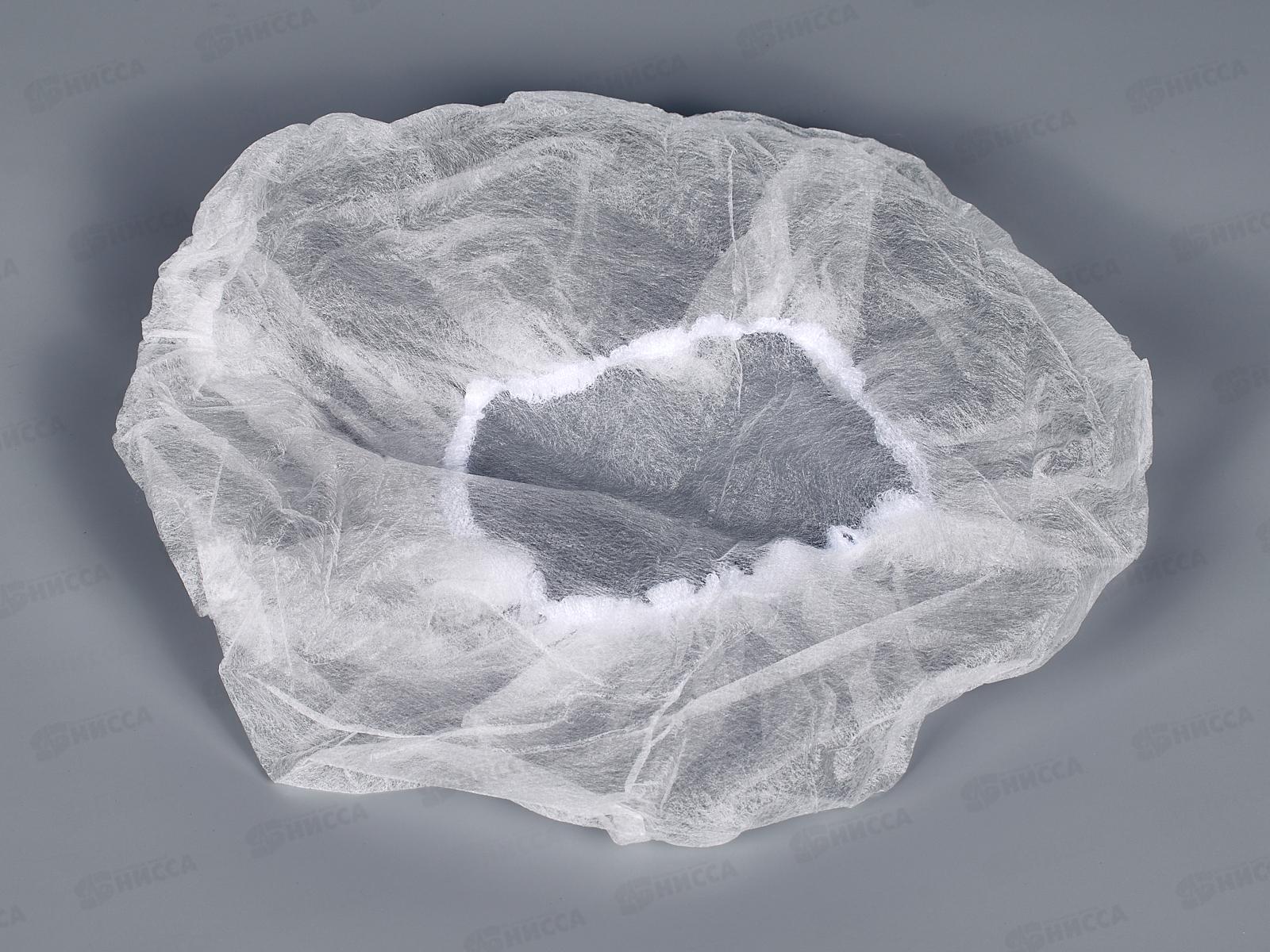 Шапка-берет белая 1000/50шт