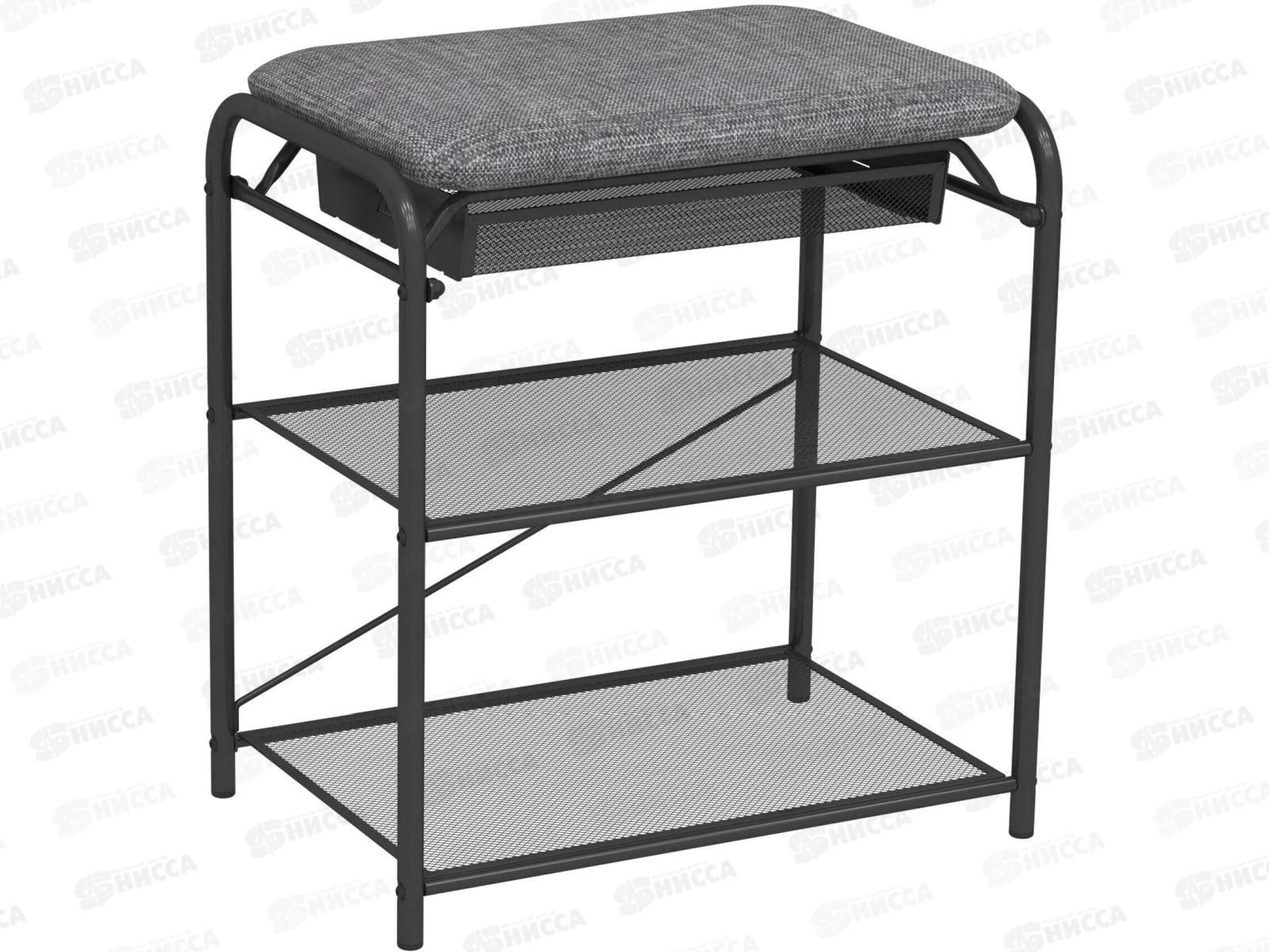 Подставка для обуви 2-х пол &quotГранада&quot 13В с сиденьем и ящиком ПДОГ13В