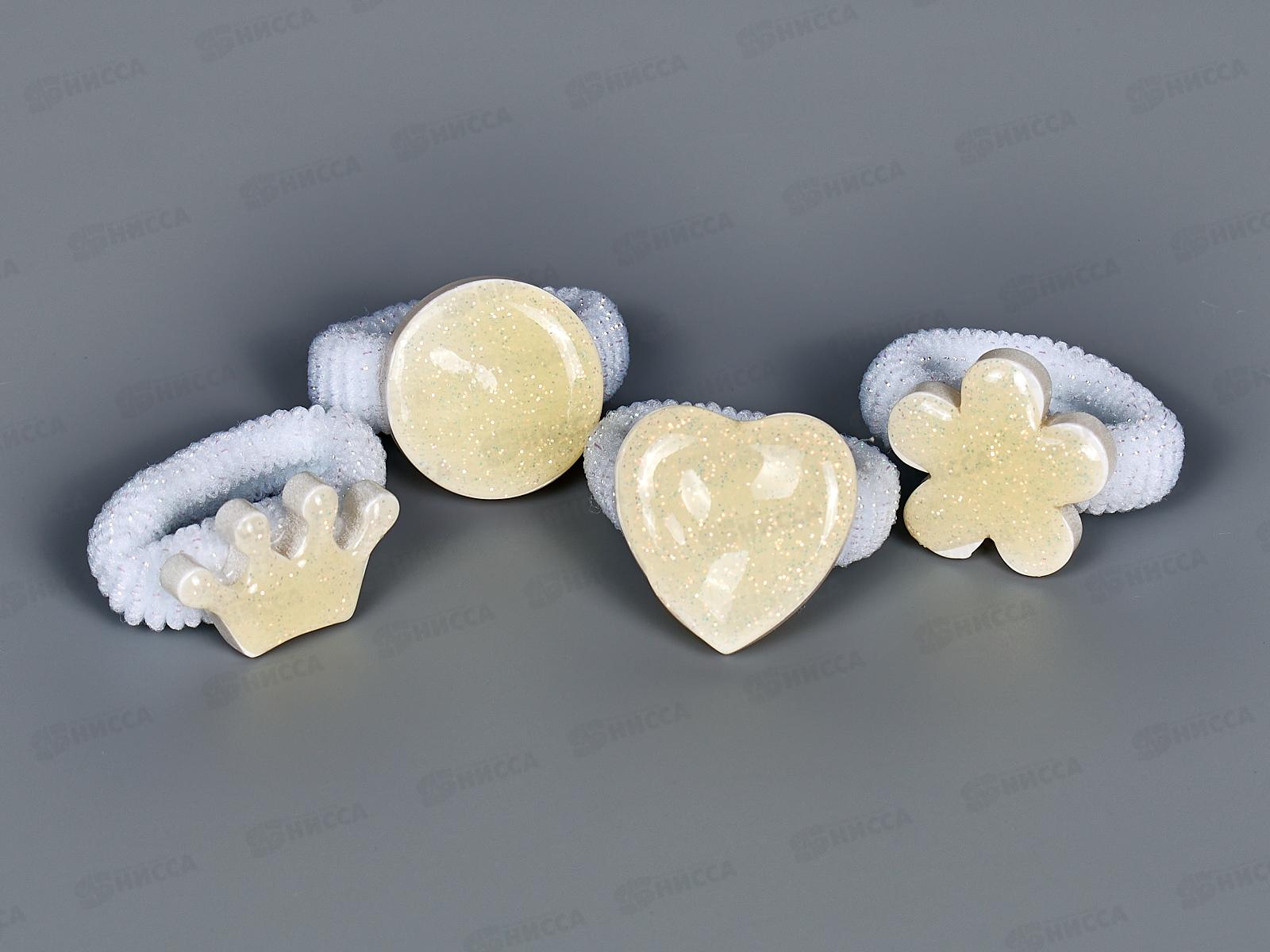 Набор резинок д/в CHERRY MARY, R4081, 4шт №02 ассорти