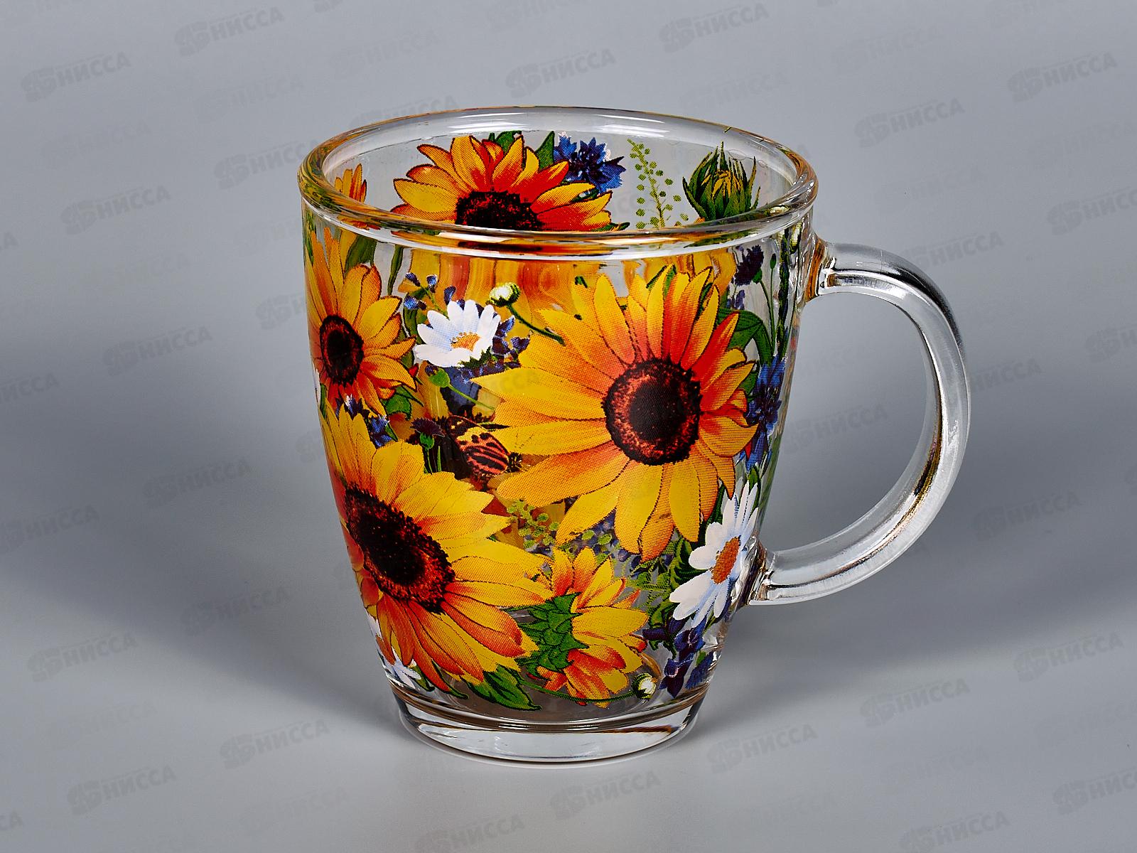 Кружка 350мл 2025-Д Подсолнухи