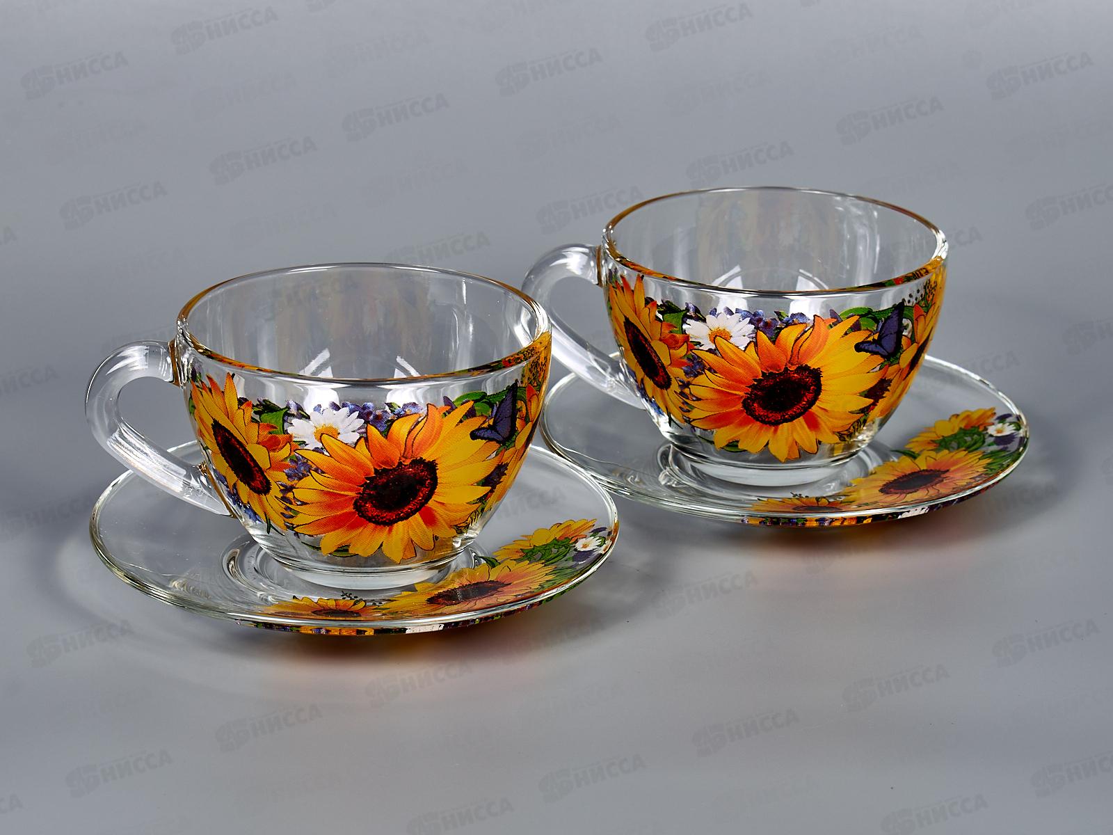 Набор подарочный 4предмета 2222-Д Дуэт Подсолнухи *6