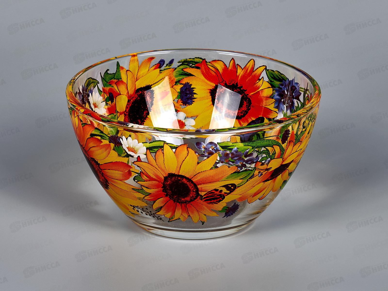 Салатник малый 322/1-Д Подсолнухи