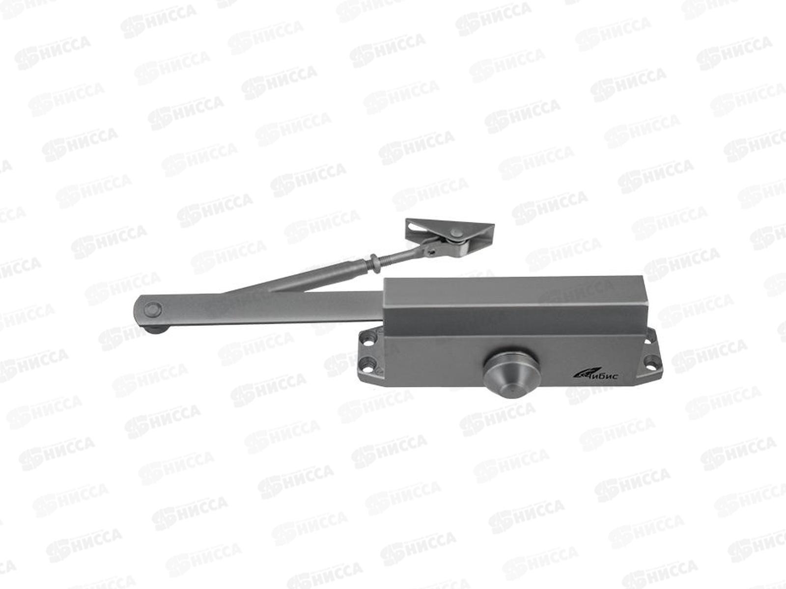 Доводчик дверной  60-80кг серый графит ЧИБИС  *10