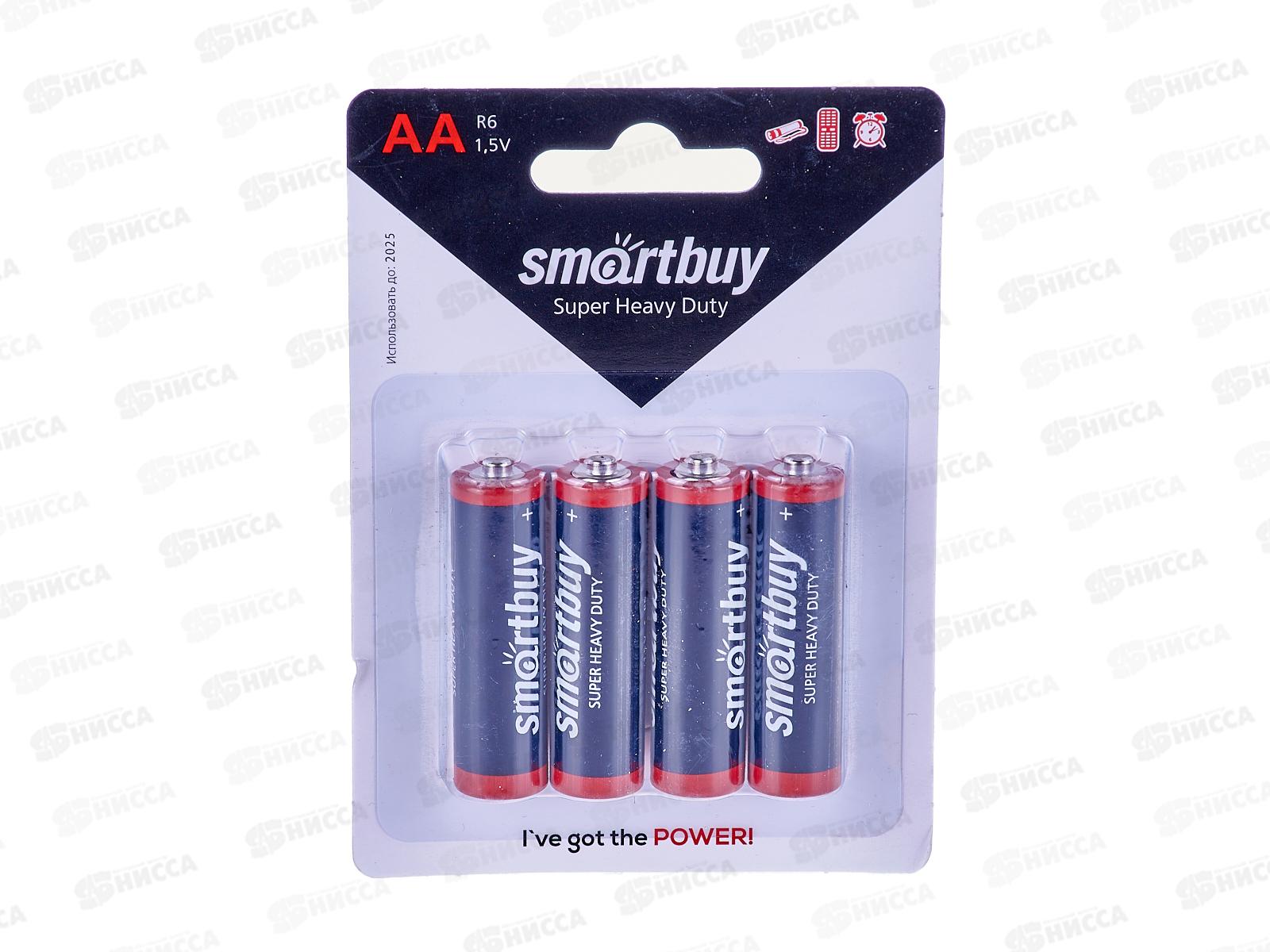 Батарейки SmartBuy R6/4B *4/48/960