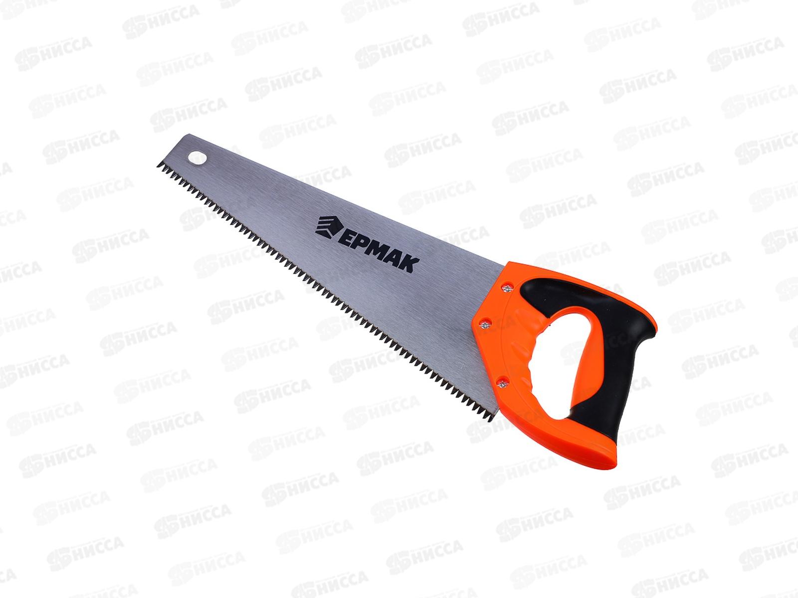 Ножовка по дереву &quotЕрмак&quot Средний зуб 3D 350мм 255-023 г