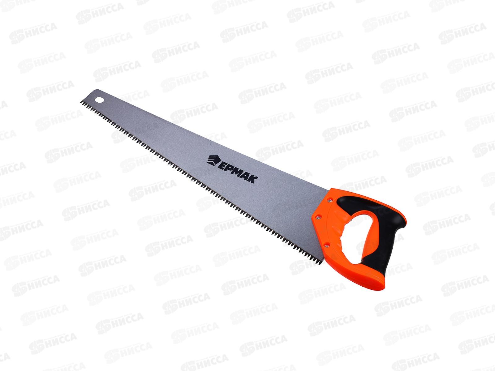 Ножовка по дереву "Ермак" Средний зуб 3D 500мм 255-210 г