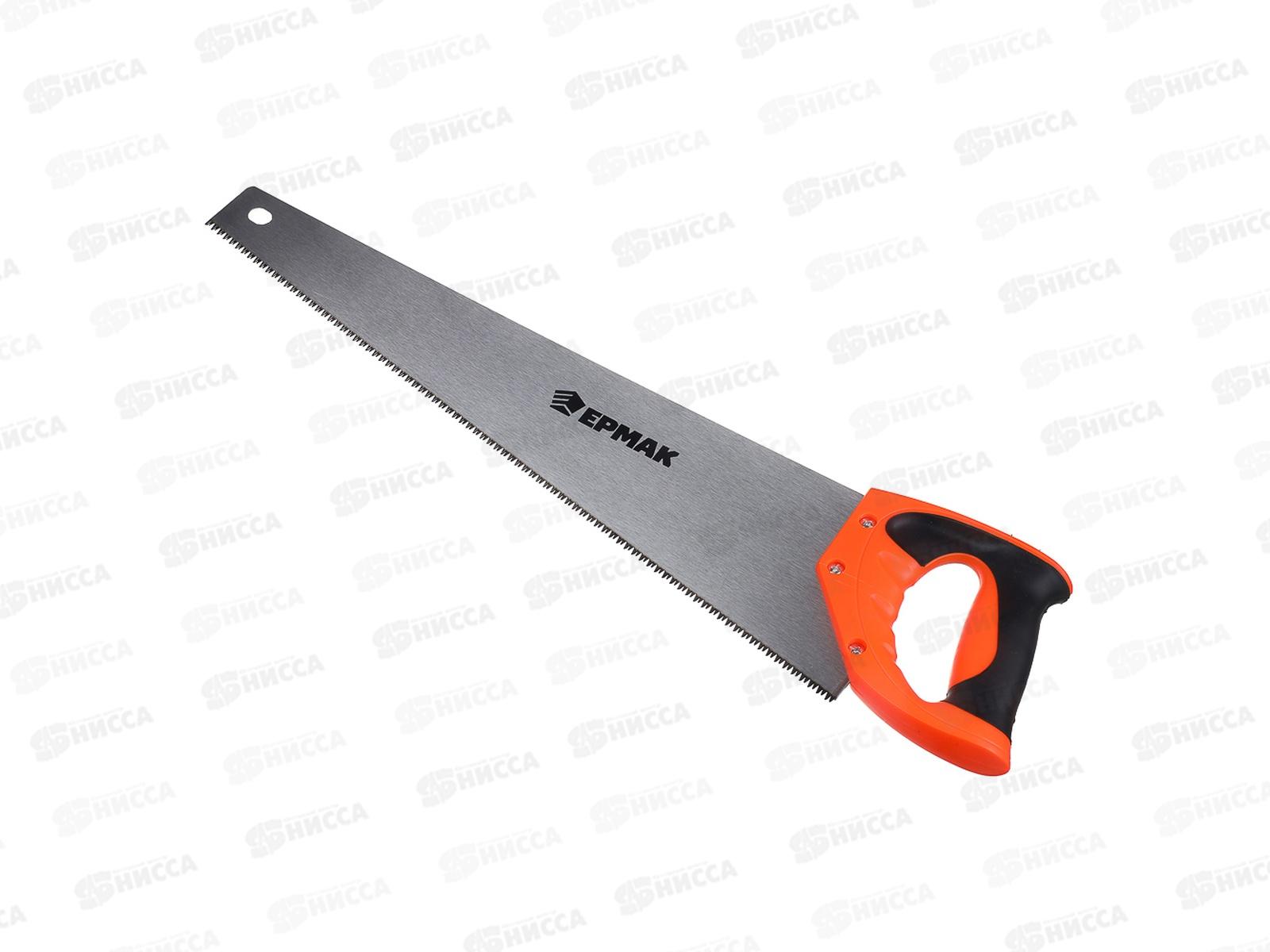 Ножовка по дереву "Ермак" Аккуратный рез 3D 500мм 255-220 г