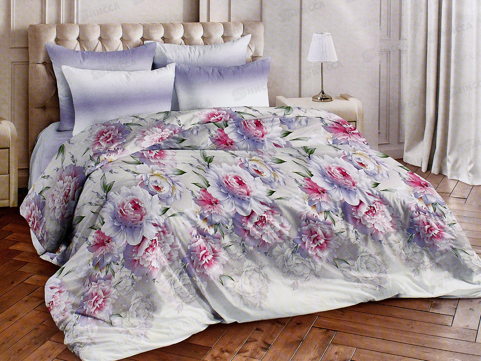 Комплект постельного белья 1,5спальный Поплин Пломбир