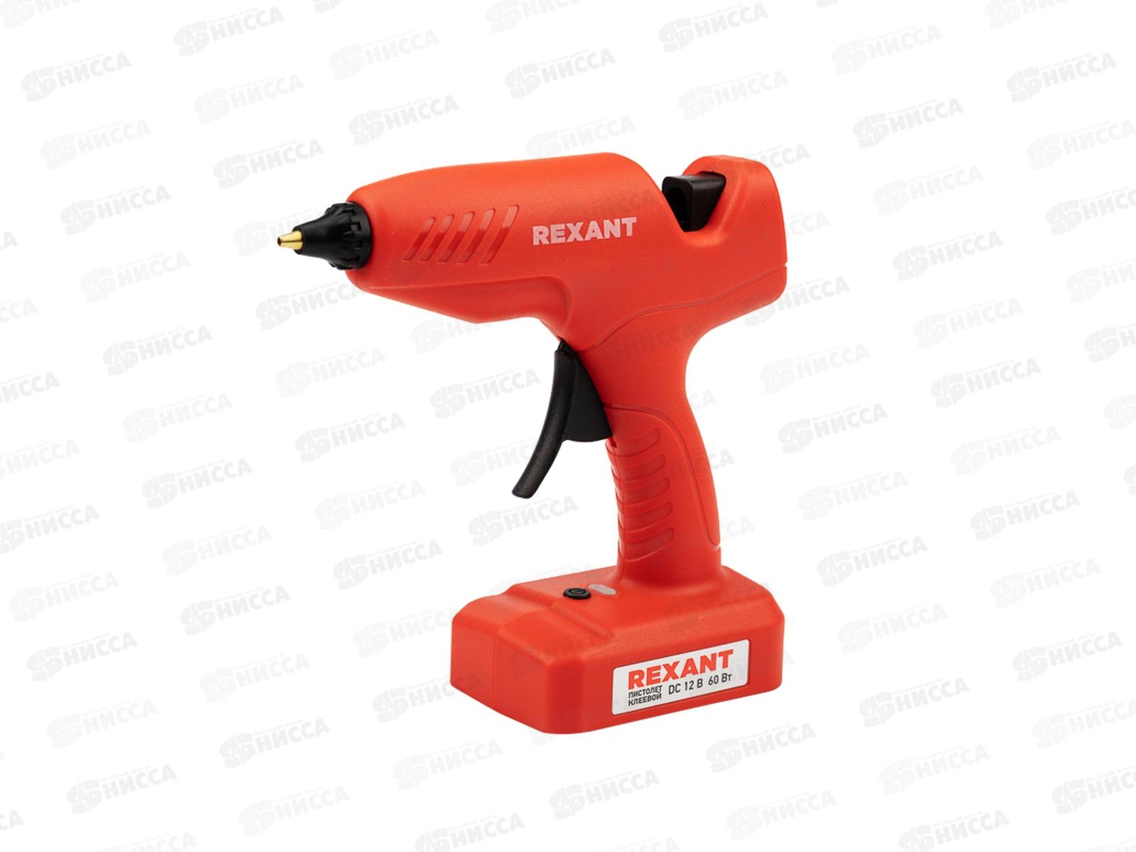 Пистолет клеевой  60Вт REXANT Эксперт аккумуляторный,  11мм, в коробке, 12-1553 *20