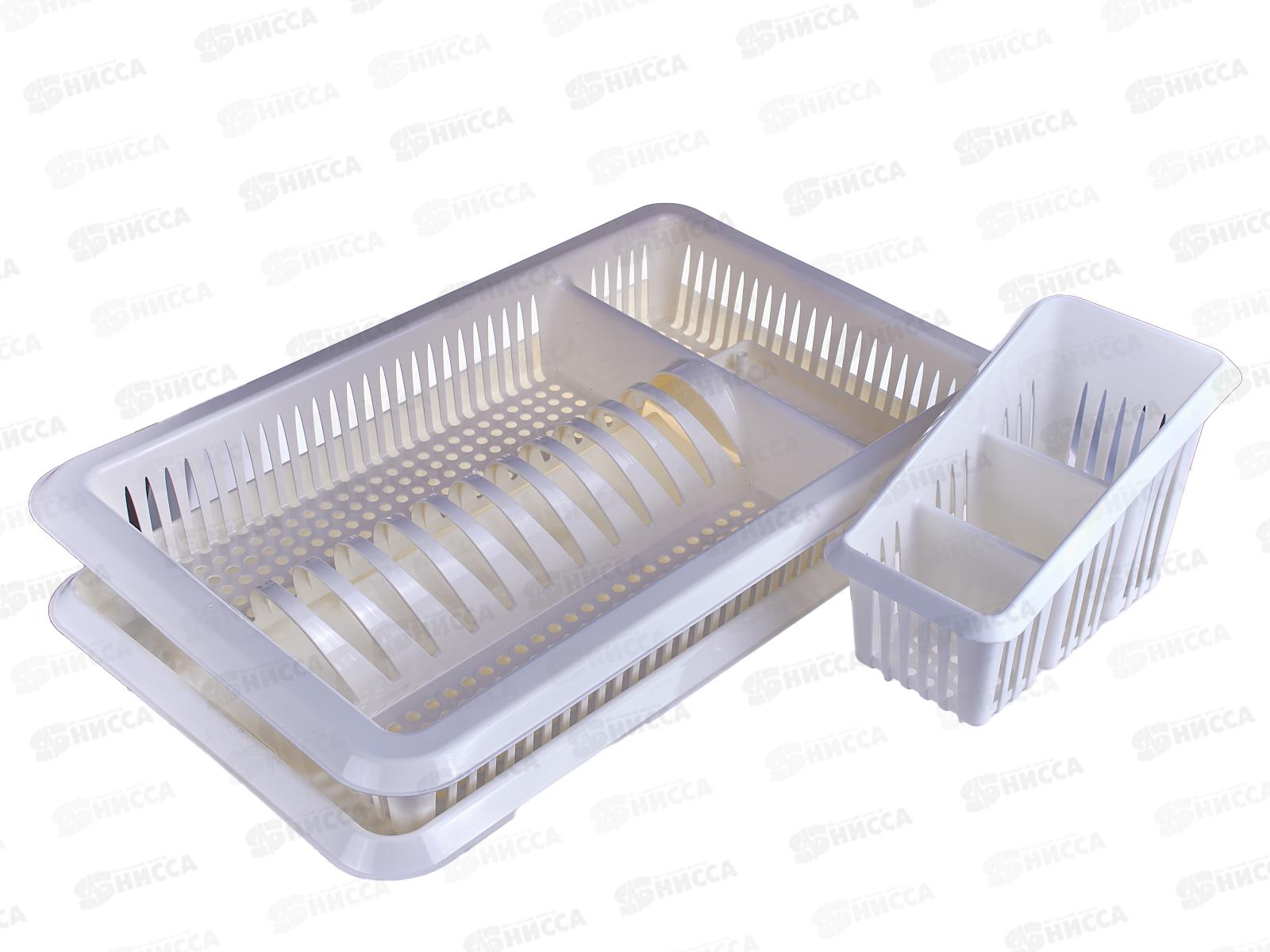 Сушилка д/посуды с поддоном &quotЛилия&quotс суш д/ст приб Шампань ПЦ1562 *7