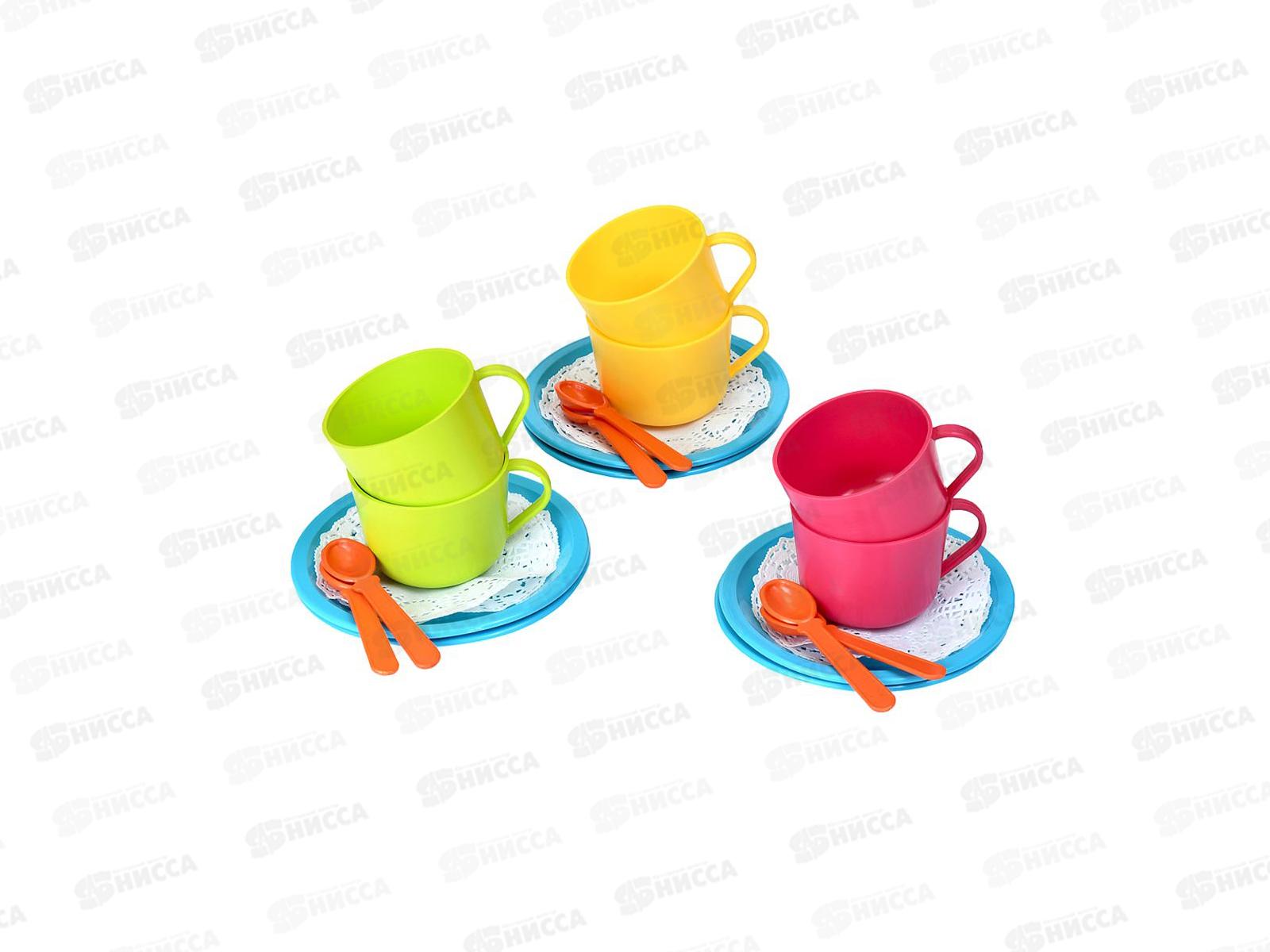 Набор посуды чайный "Сладкоежка" 18дет. 9418 в сетке *22