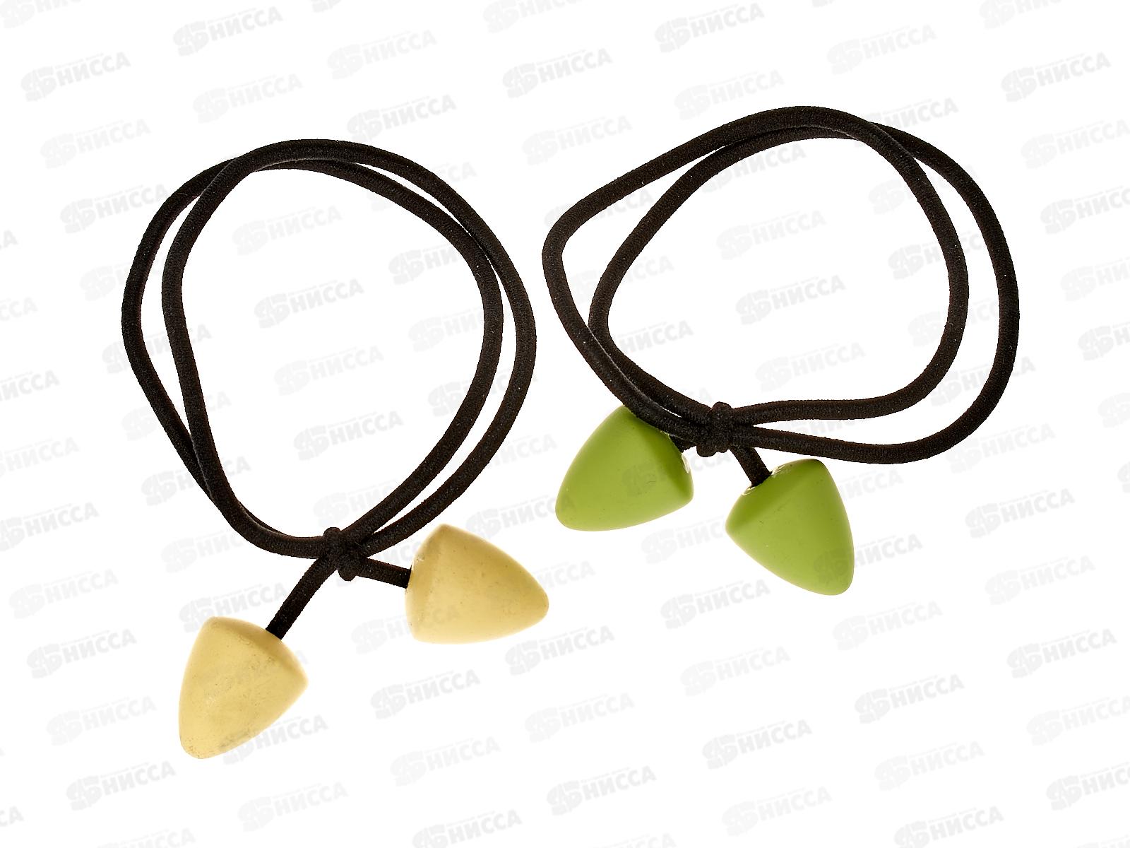 Набор резинок для волос CHERRY MARY, V/R6006, 2 шт №03 желто-зеленый