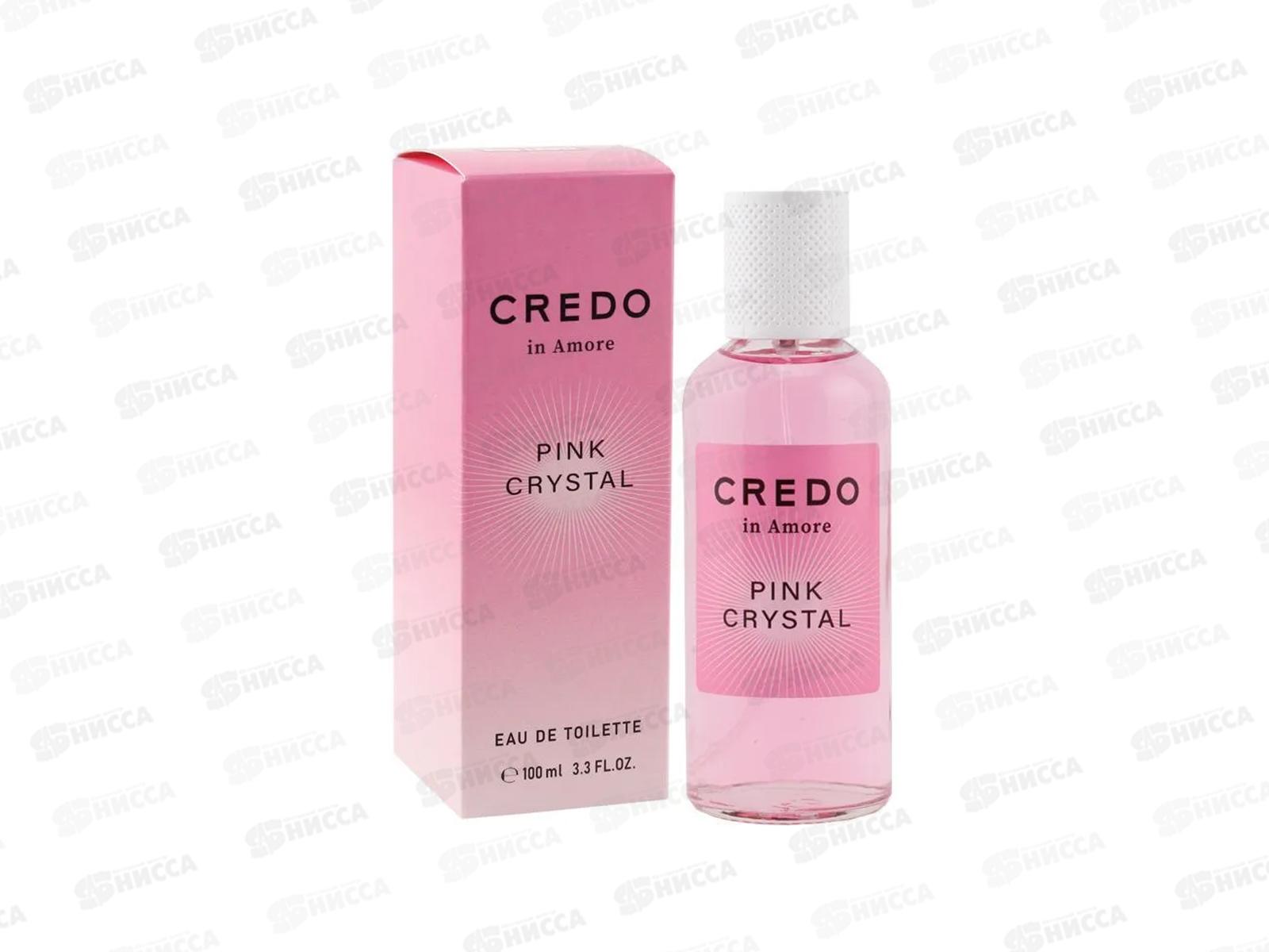 Credo in Amore Pink Crystal,туалетная вода 100мл женская М