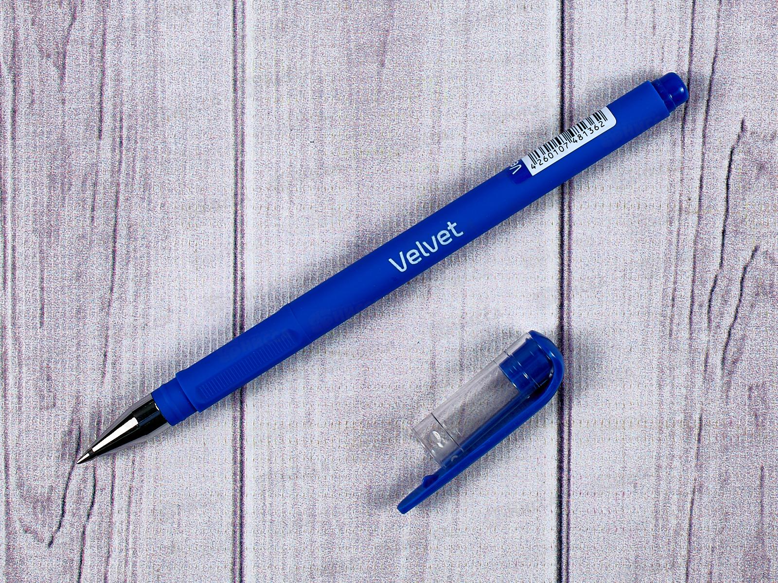 Ручка гелевая Berlingo velvet синяя,CGp_50126*12