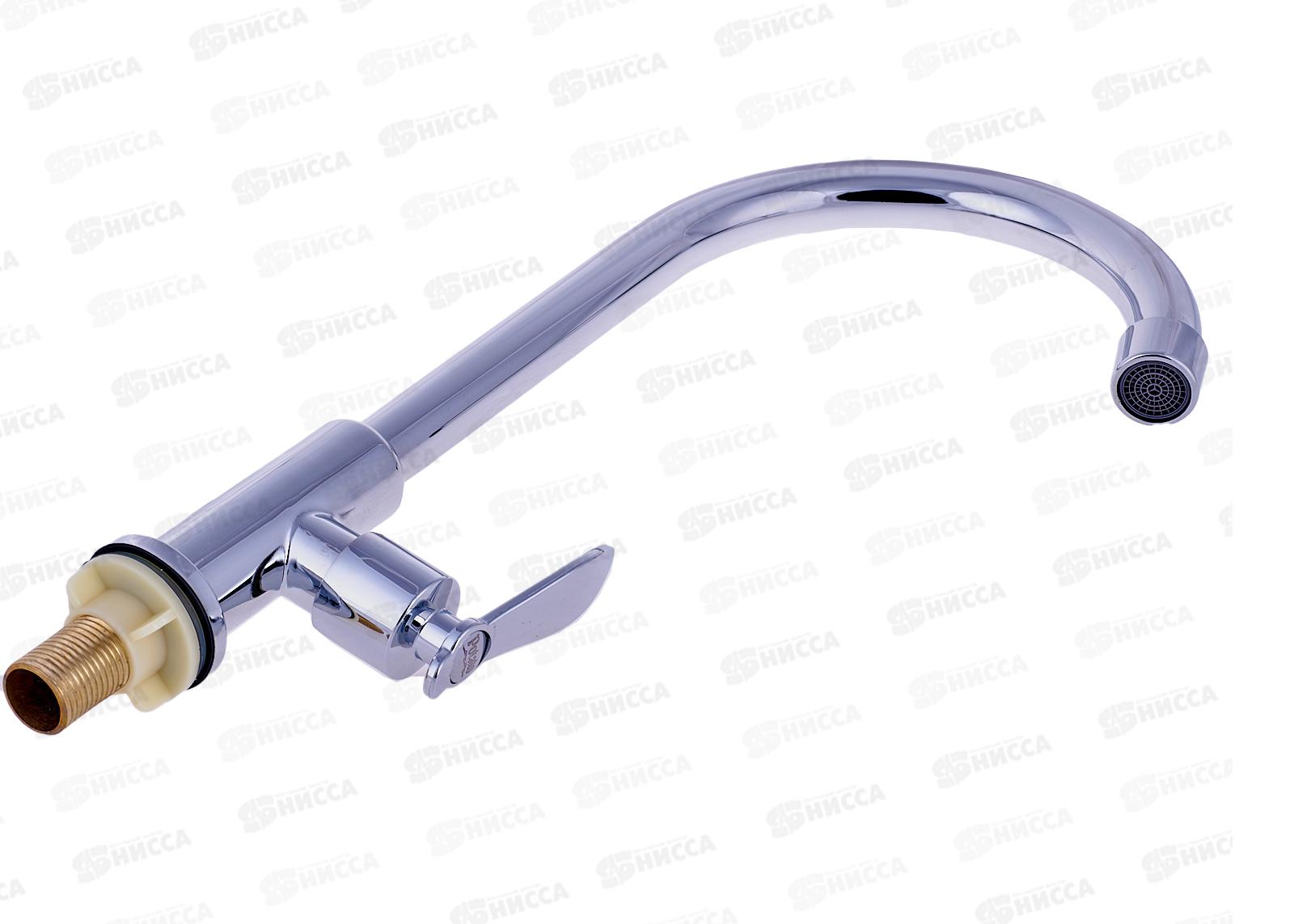 Смеситель для кухни РОТАТО Р4180 высокий излив нерж.